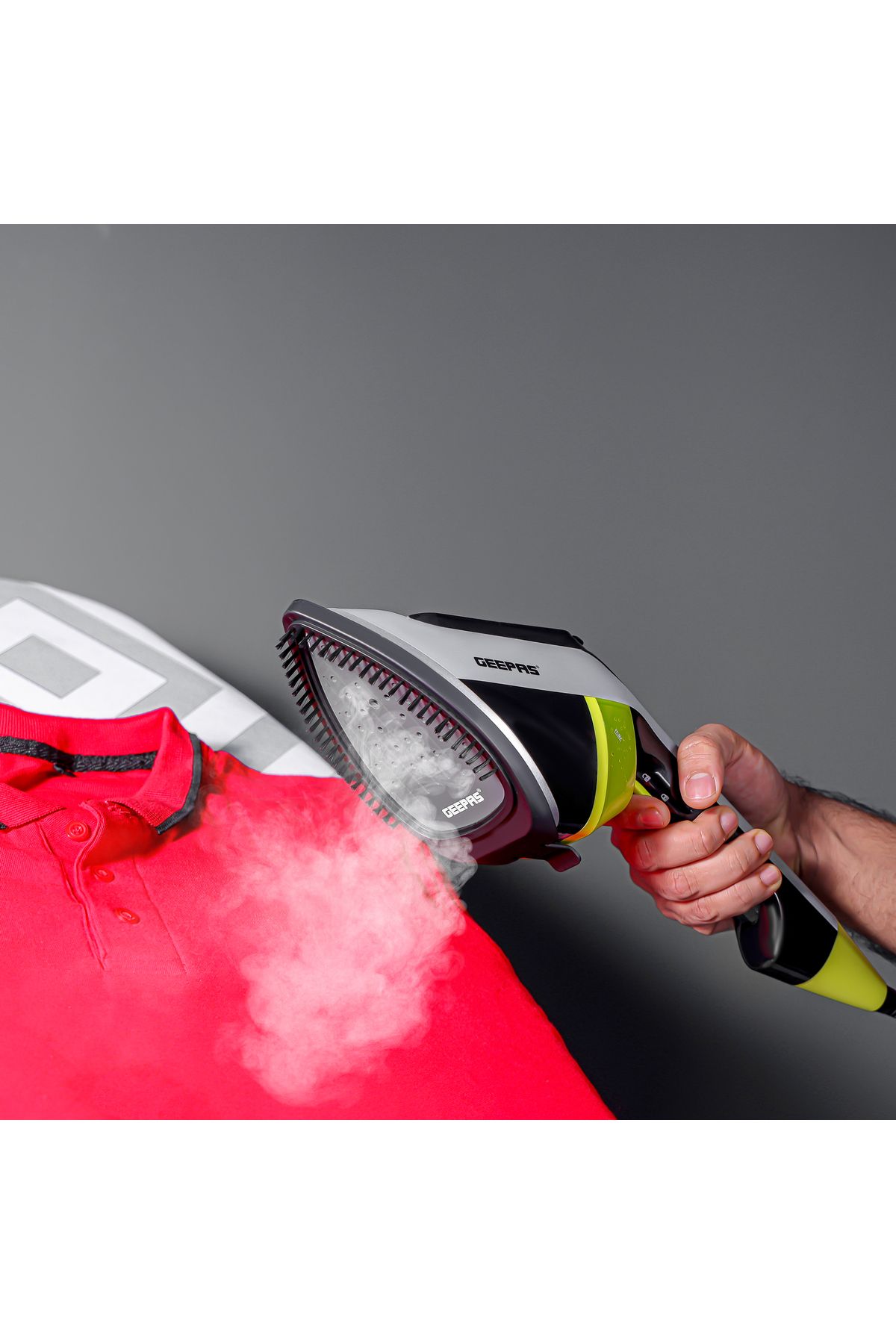 Geepas-Handheld Garment Steamer-170 ml Capacity/ Grey- Ggs25019 5