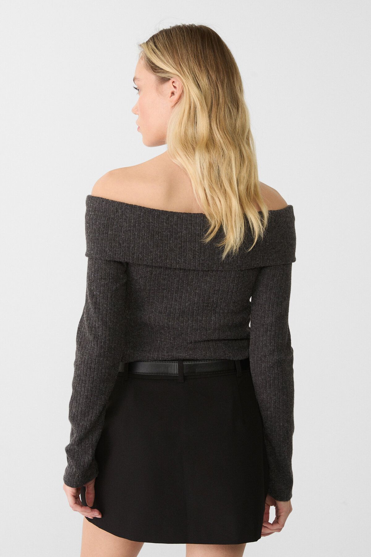 Stradivarius-Crossover skort with belt 3