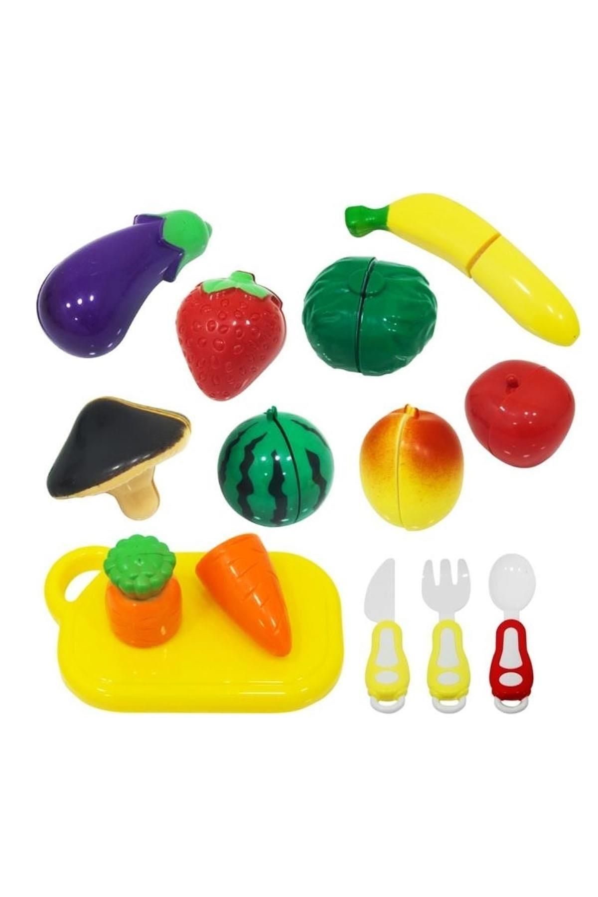 Sole-Toy Vegetable-Fruit Cutting Set with Cutting Board 22 Pieces 4