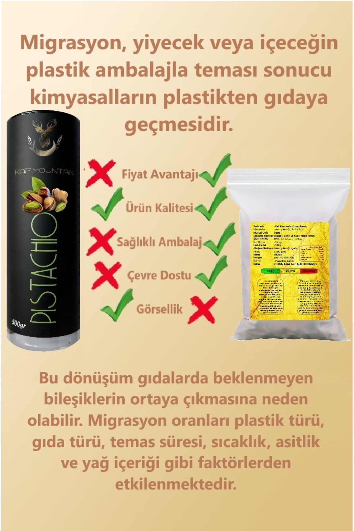 kafmountain Kavrulmuş Antep Fıstığı 250gr