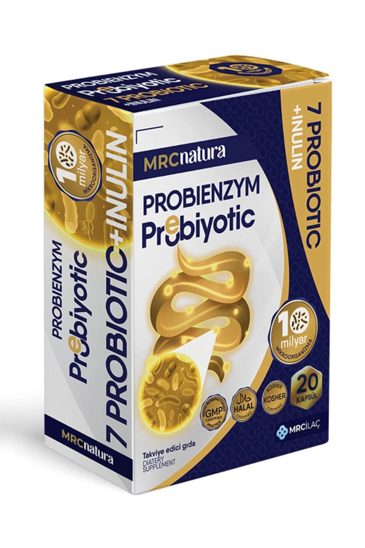 MRCNATURA Probıenzym Probiyotik (10 Mi̇lyar) Inulın (prebi̇yoti̇k) 20kapsül