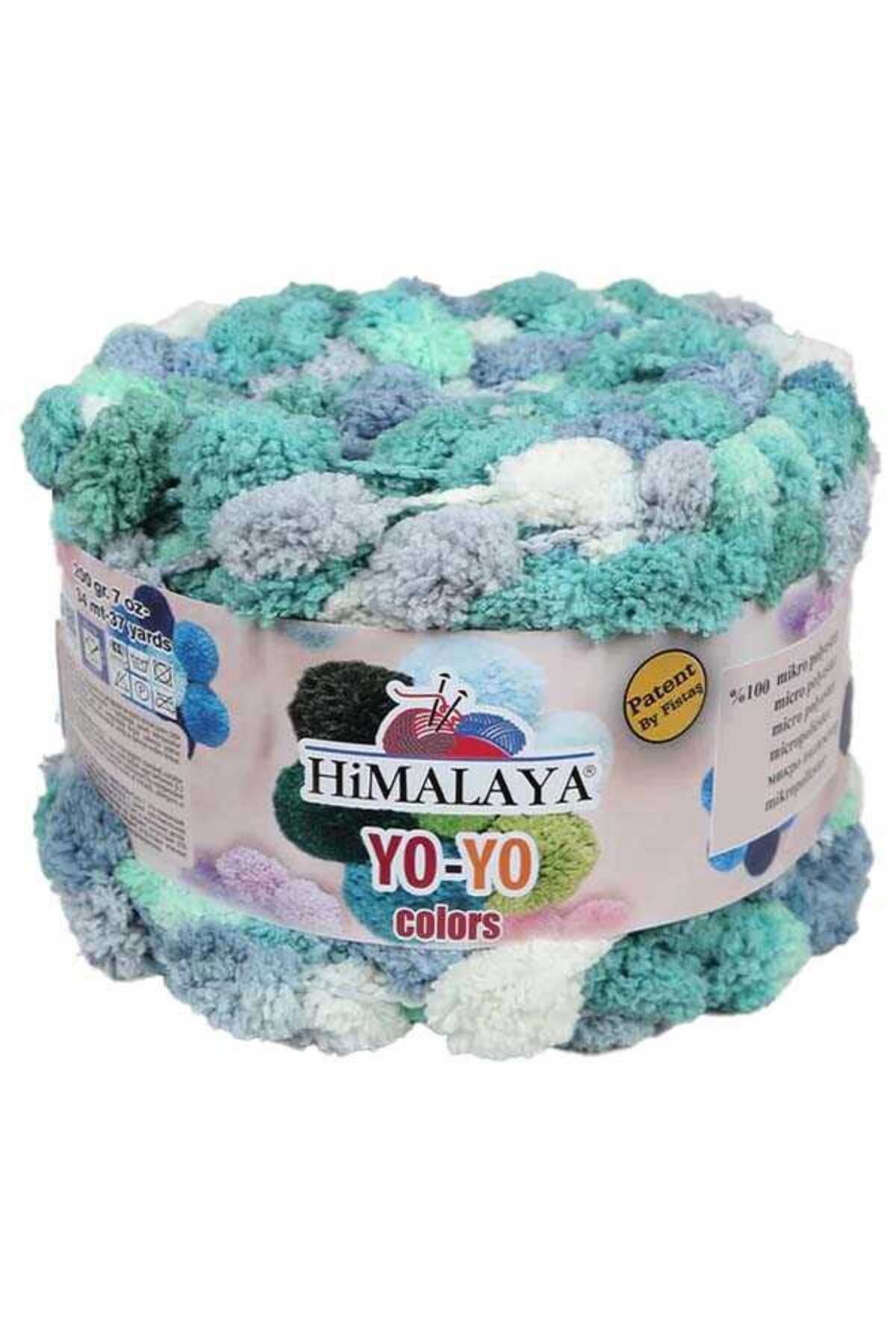 Himalaya YoYo Colors El Örgü İpliği 200gr/82013 - Çok Renkli/ yo-yo