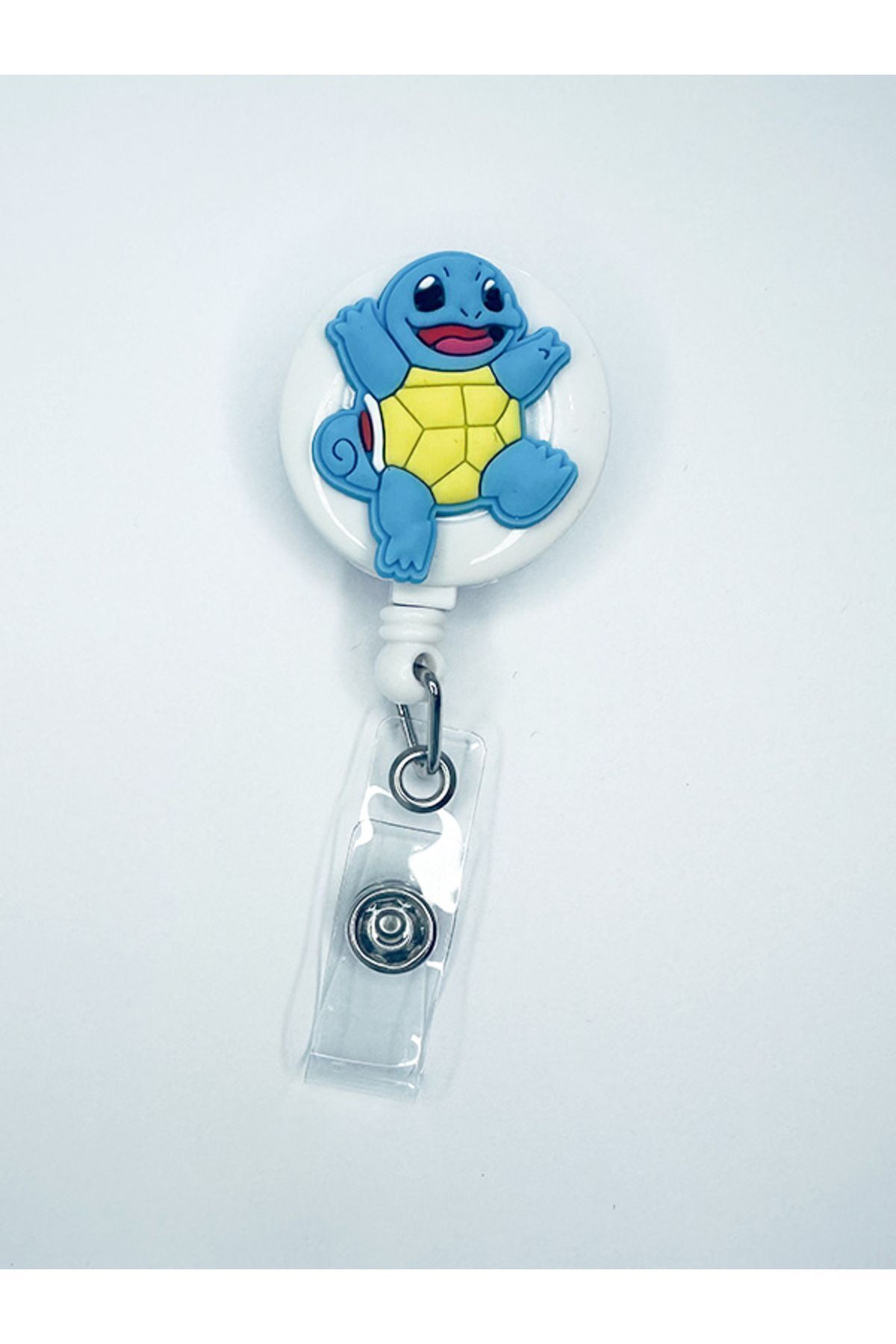 PABALAS Pokemon Squirtle Figürlü Yoyo Yaka Kartlık Tutucu