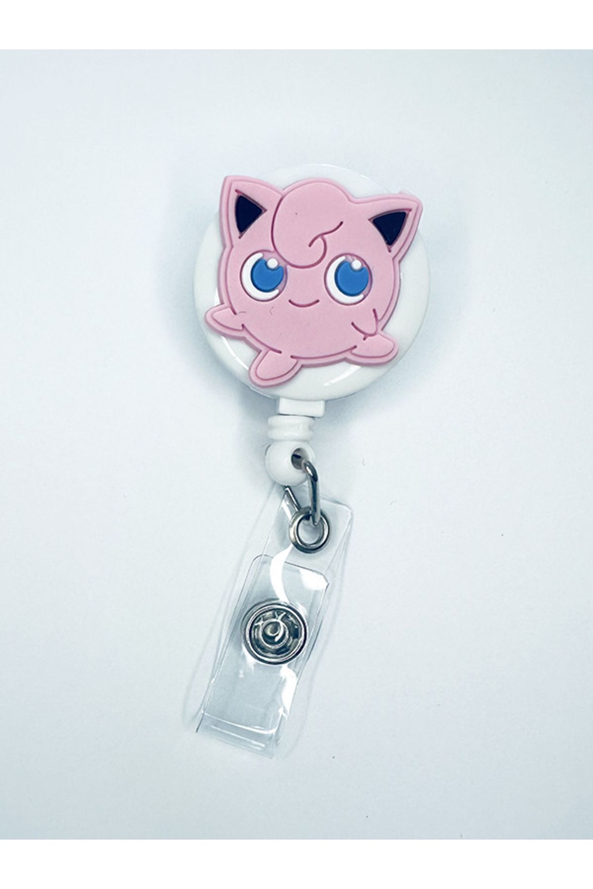 PABALAS Pokemon Jigglypuff Figürlü Yoyo Yaka Kartlık Tutucu