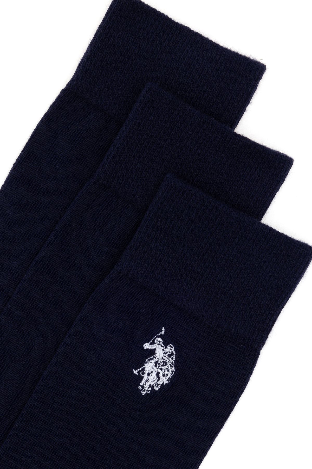 U.S. Polo Assn.-Men's Navy Blue Socks 50299037 -Vr033 2