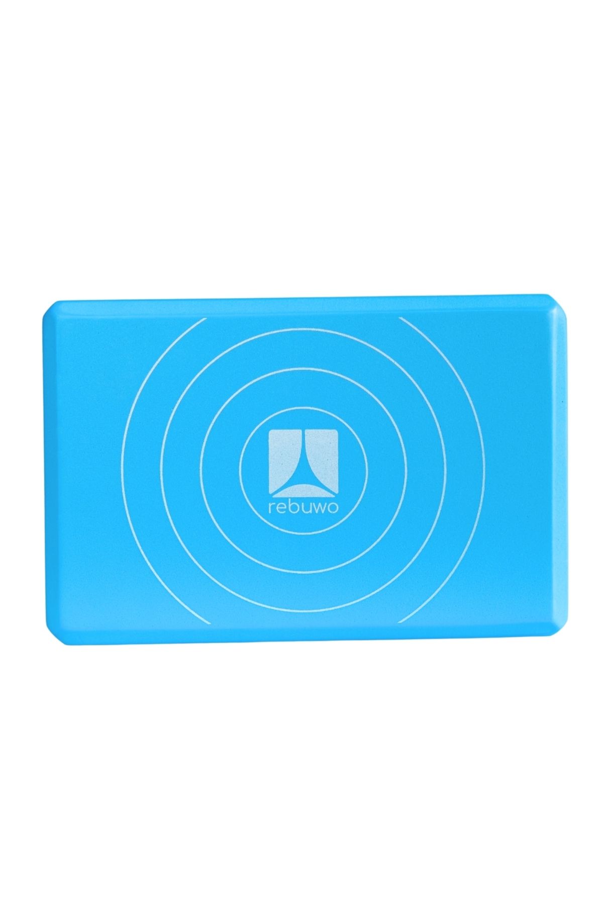 Rebuwo Eva Köpük Yoga Bloğu Açık Mavi, Destekleyici Ve Hafif, Eva Foam Yoga Block Light Blue