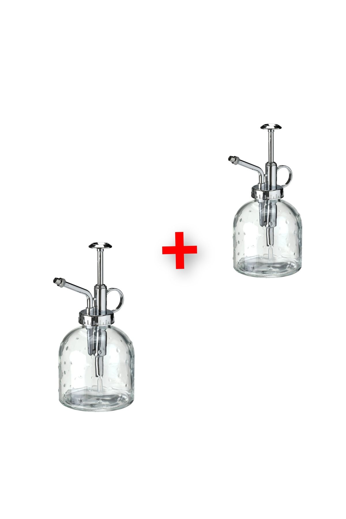 IKEA 2 Adet Bitki Sulama Spreyi Hacim: 250 Ml İkea 2'li Set Cam Sulama Kabı Şeffaf Sprey