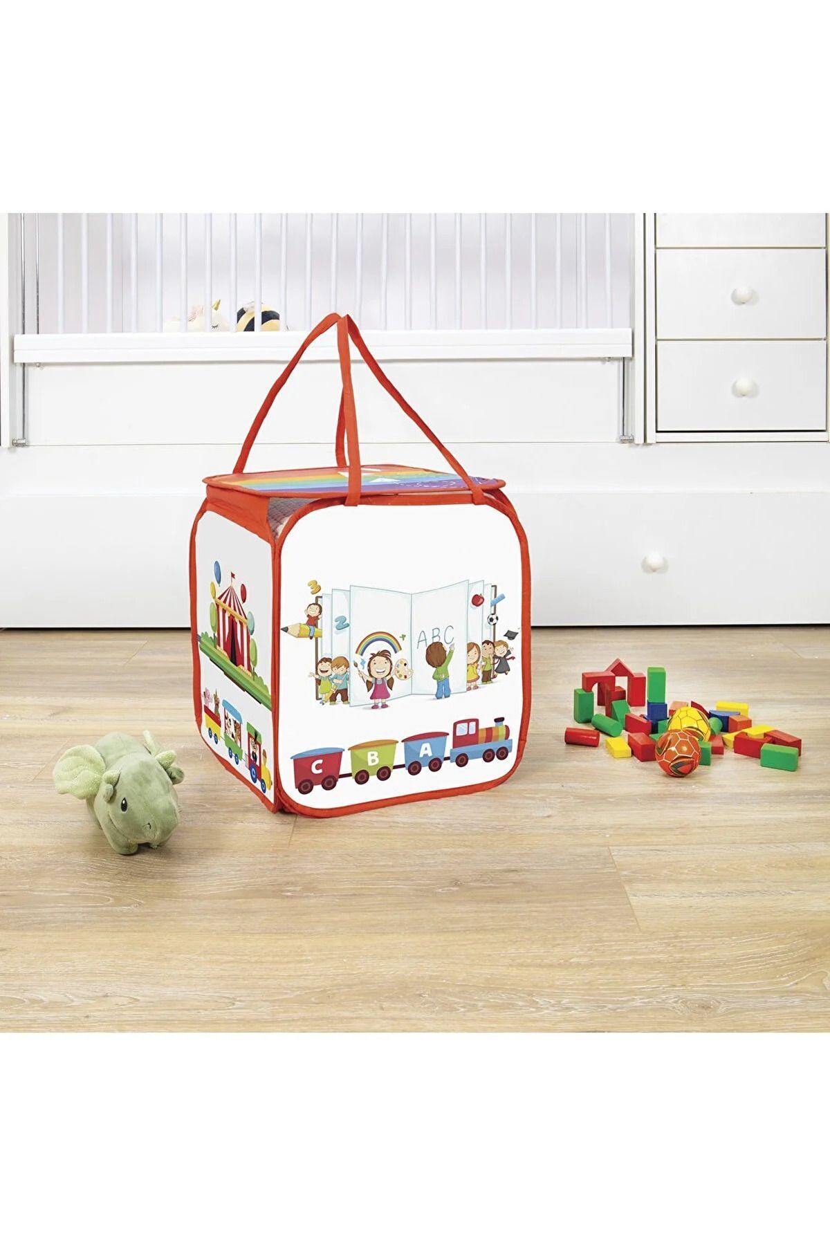 HAYATINIZI KOLAYLAŞTIRIN-Large Volume Toy Basket with Lid 3