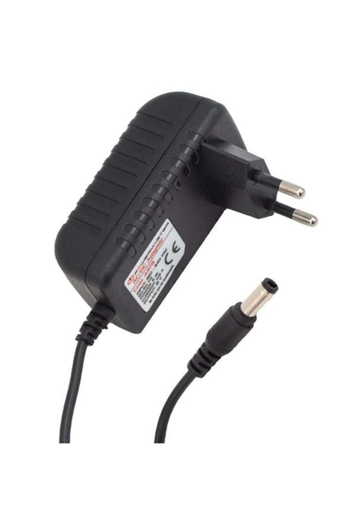 NZM TİCARET Power Pm-4479 12 Volt - 0.5 Amper 5.5*2.5 Mm Uçlu Plastik Kasa Priz Tipi Adaptör