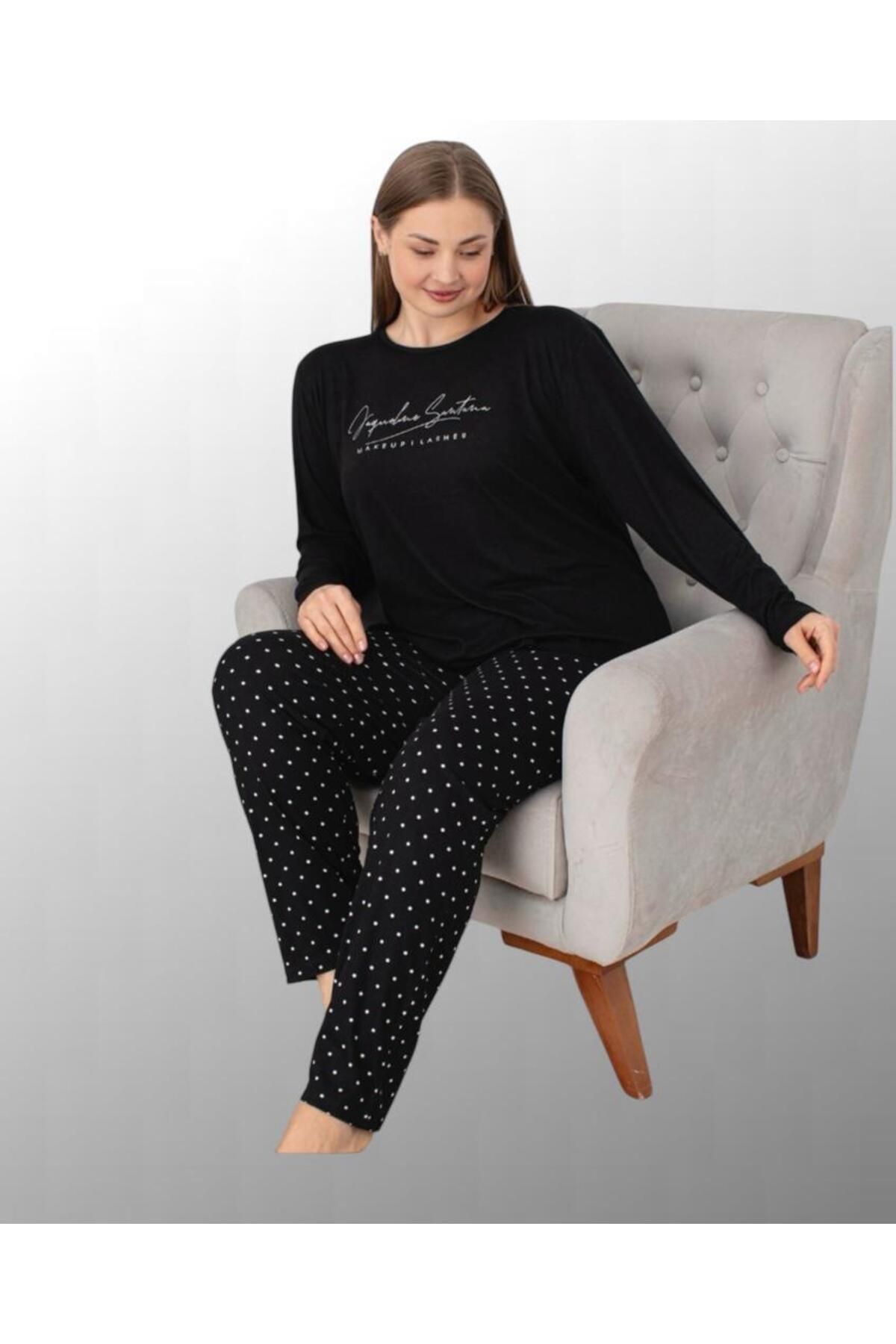 Pijamoni RAHAT GENİŞ KESİM pijama takımı