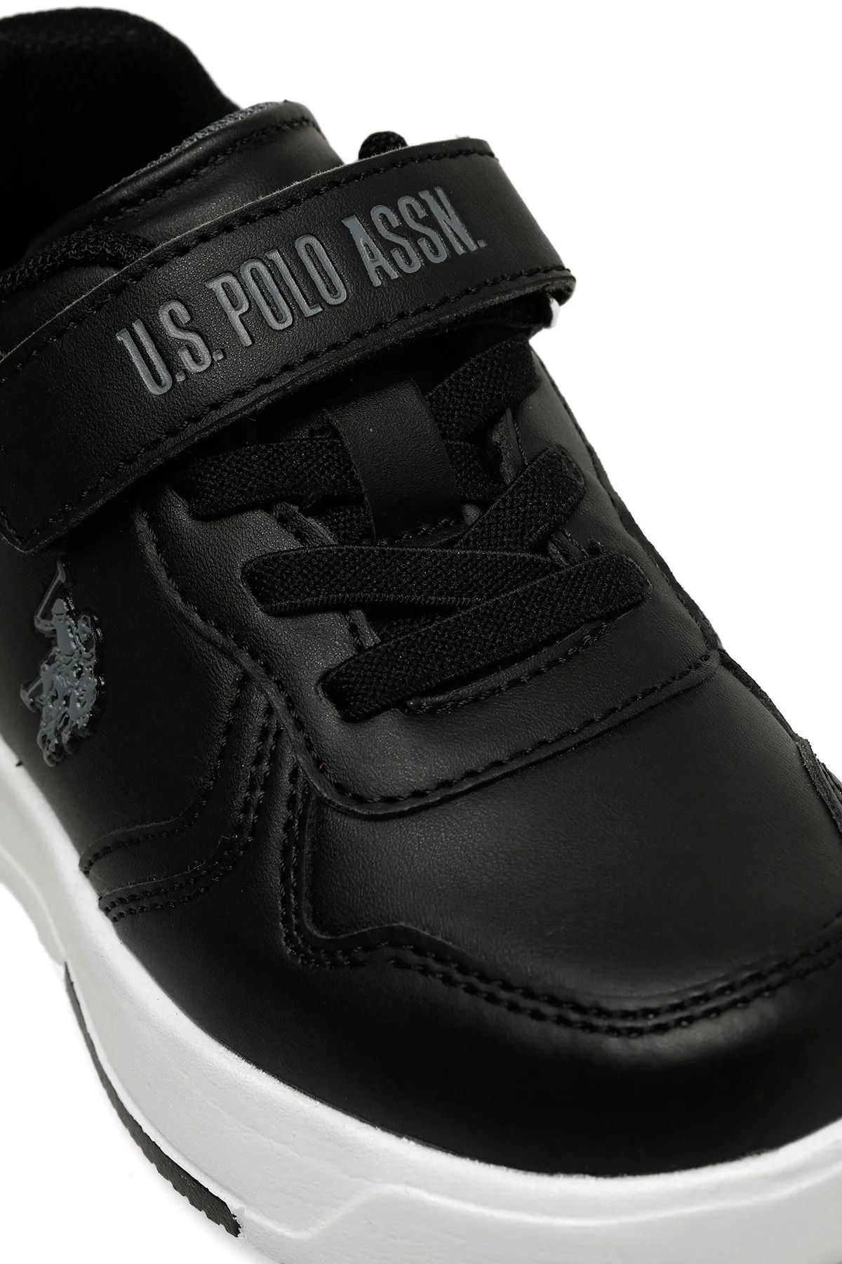 U.S. Polo Assn.-Andrei Ptk Boy's Black Sneakers 4