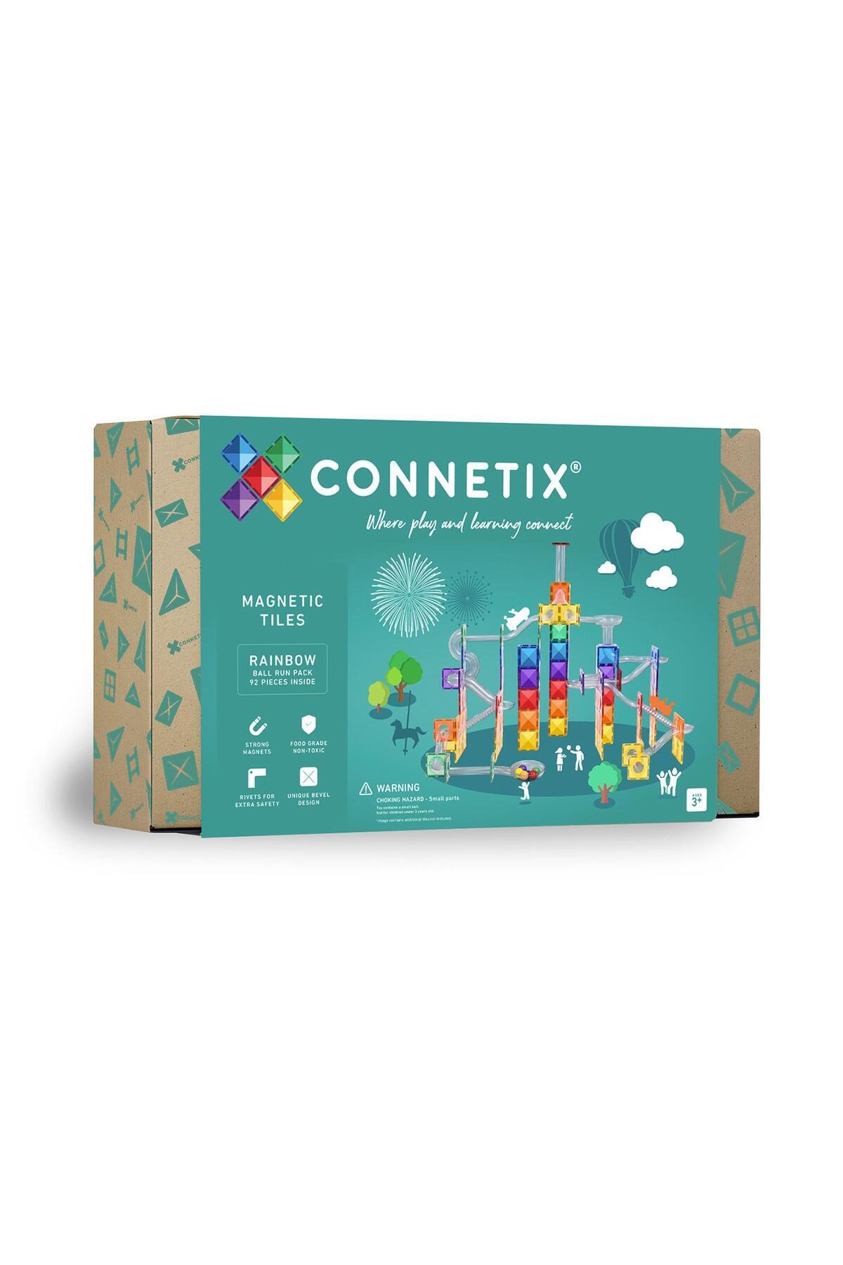 Connetix Sada Rainbow Ball Run - 92 dielov