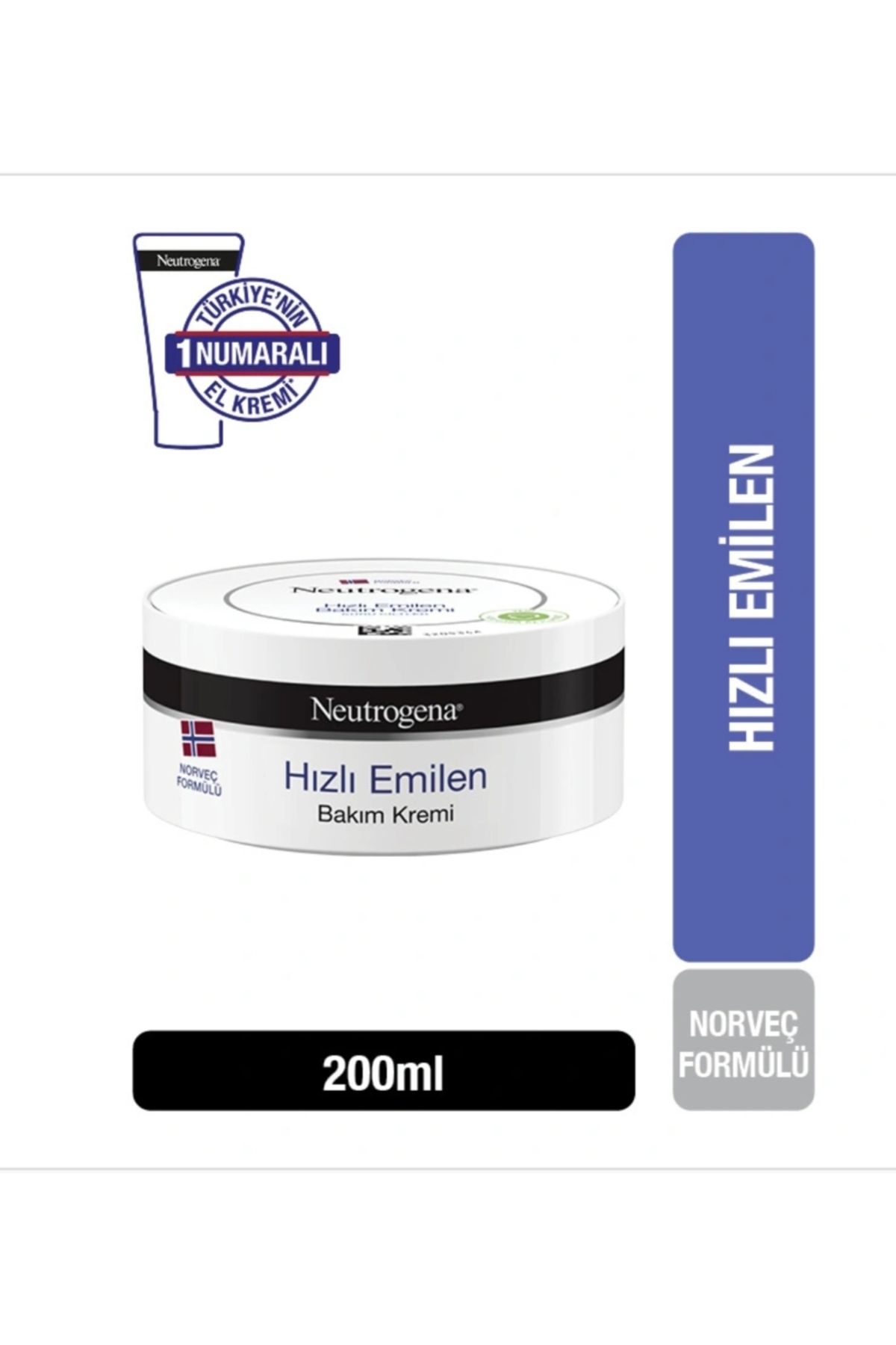 Neutrogena Norveç Formülü Hızlı Emilen Bakım Kremi 200 ml