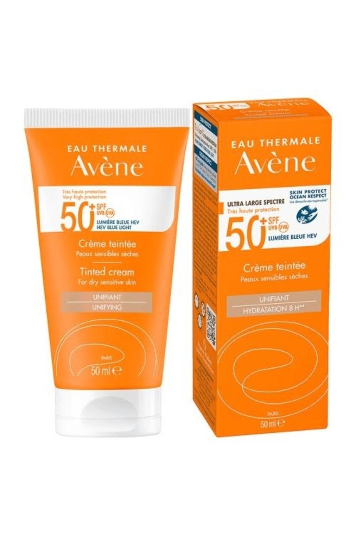 ضد آفتاب رنگی Avene Solaire SPF 50 50 ml