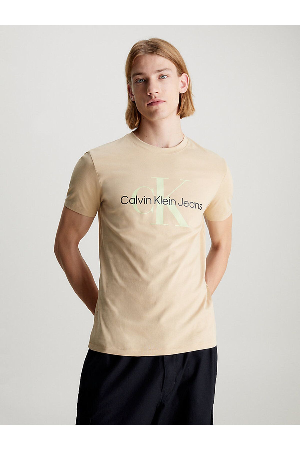 تی شرت نود مردانه مونولوگ فصلی اورجینال Calvin Klein