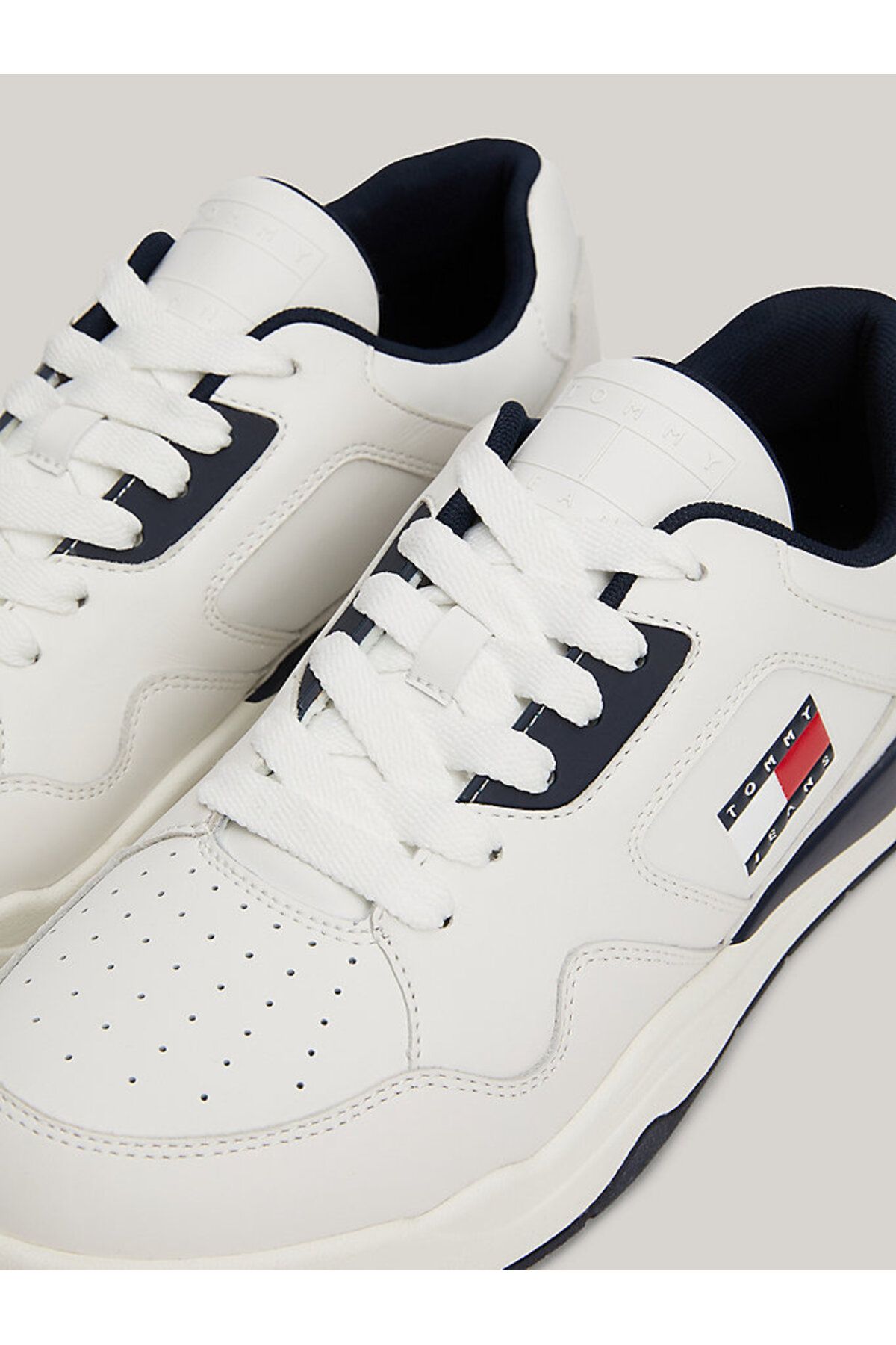 اسنیکر مشکی مردانه سبد اعدام آرم TJM اورجینال Tommy Hilfiger