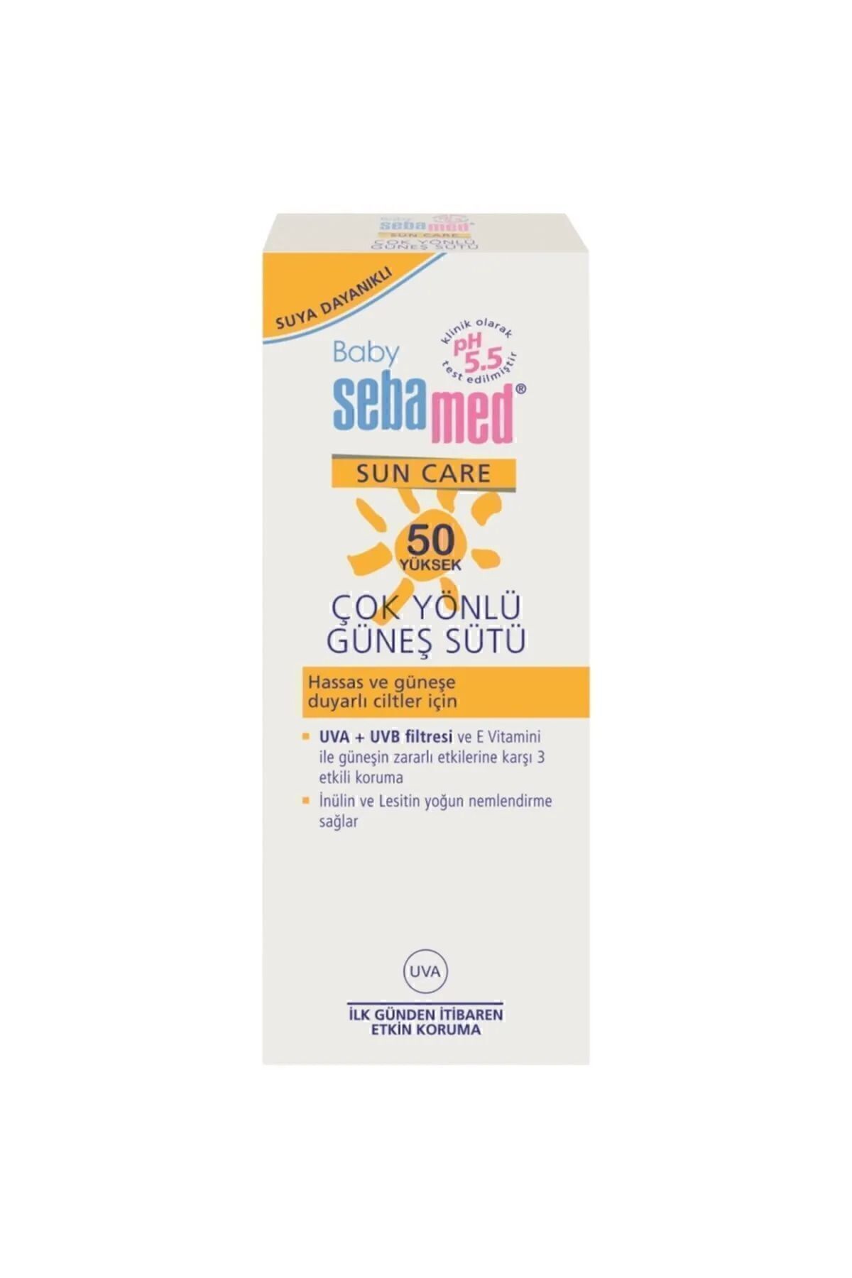 Sebamed Tüm Cilt Tipleri İçin Yüksek Korumalı Nemlendirici Güneş Sütü 100 Ml spf50