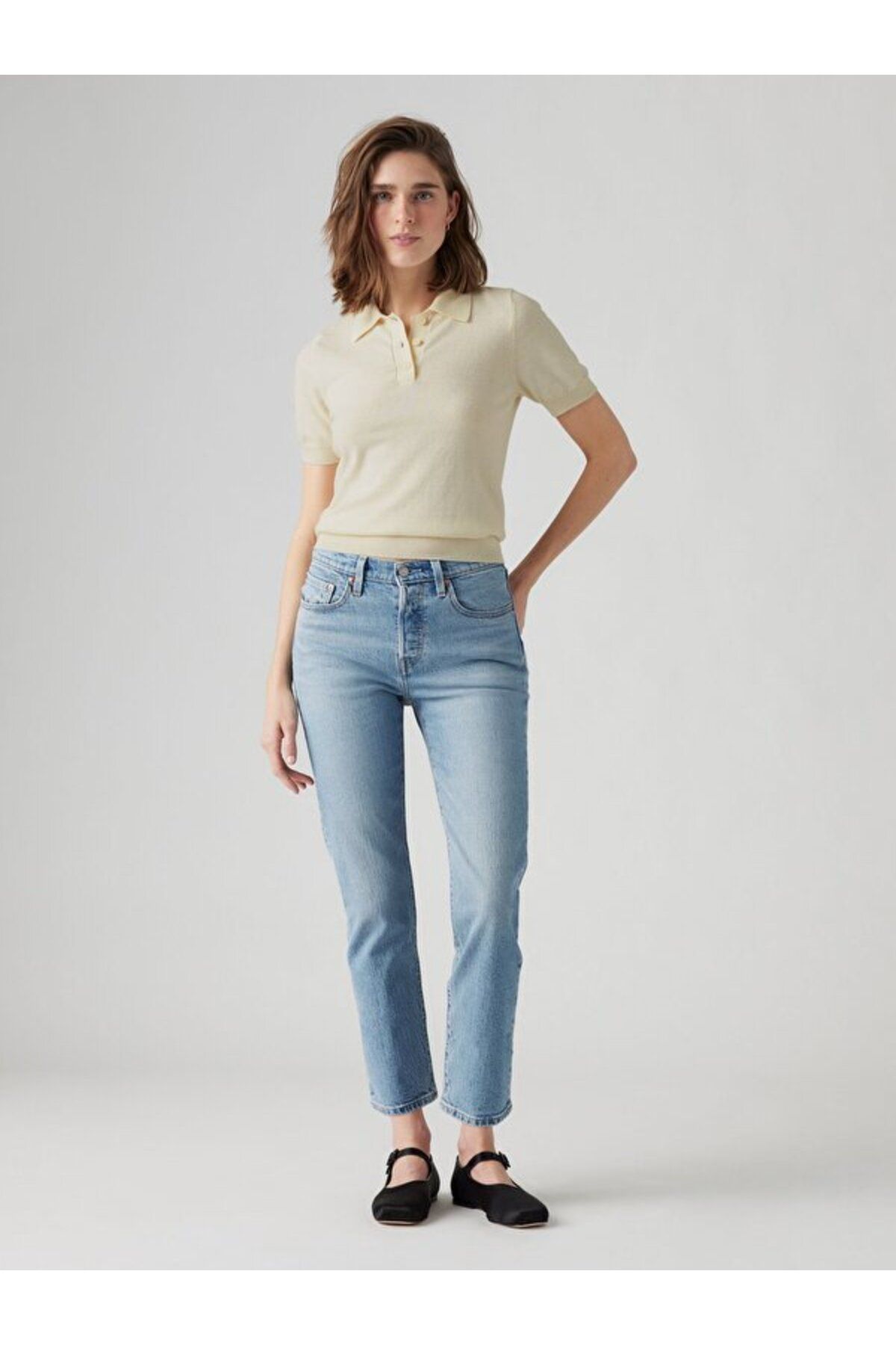 شلوار جین زنانه Levi's 501 CROP LOCAL TR NO RUSH