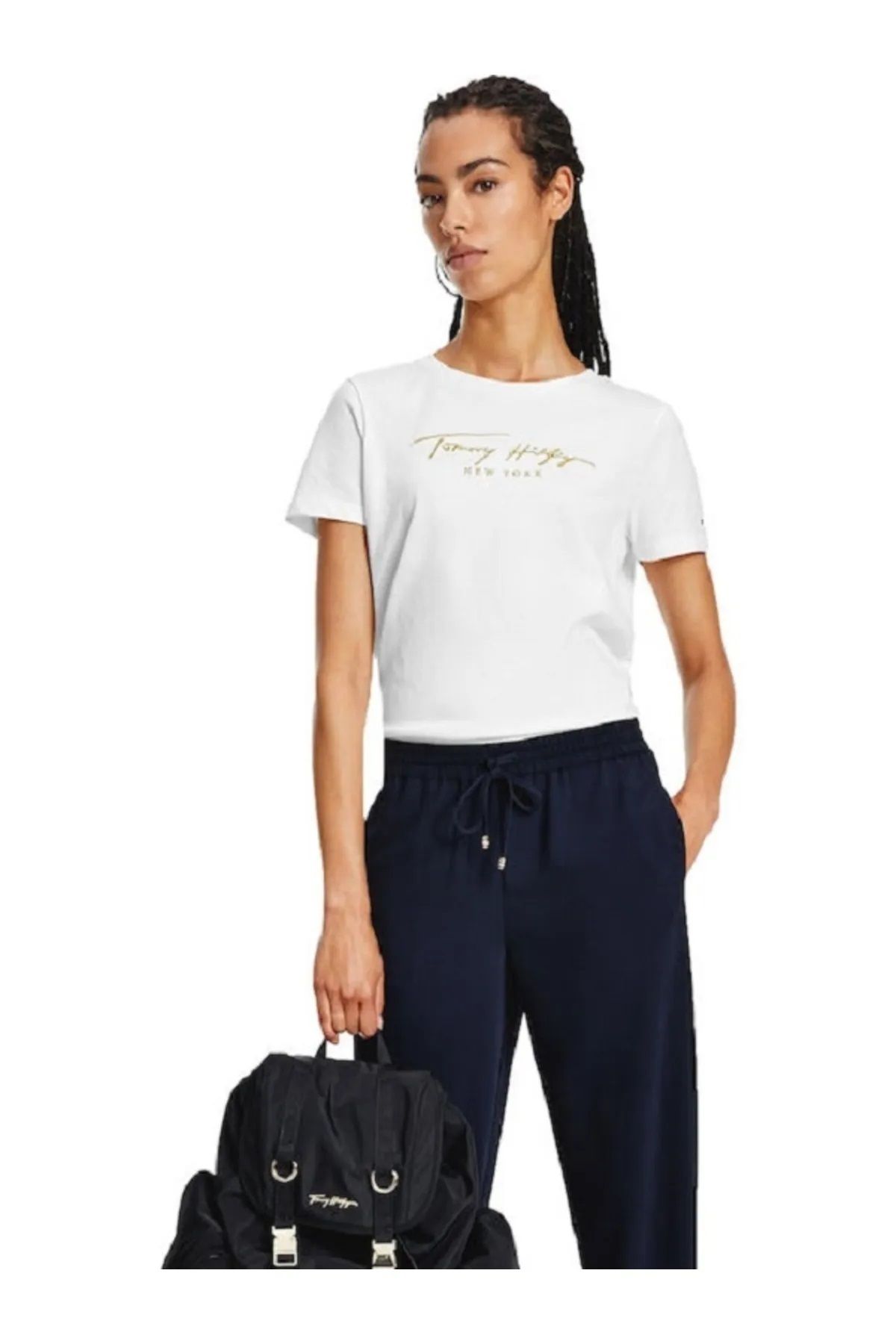Tommy Hilfiger Sport _TommyHilfiger Organik Pamuk T-Shirt