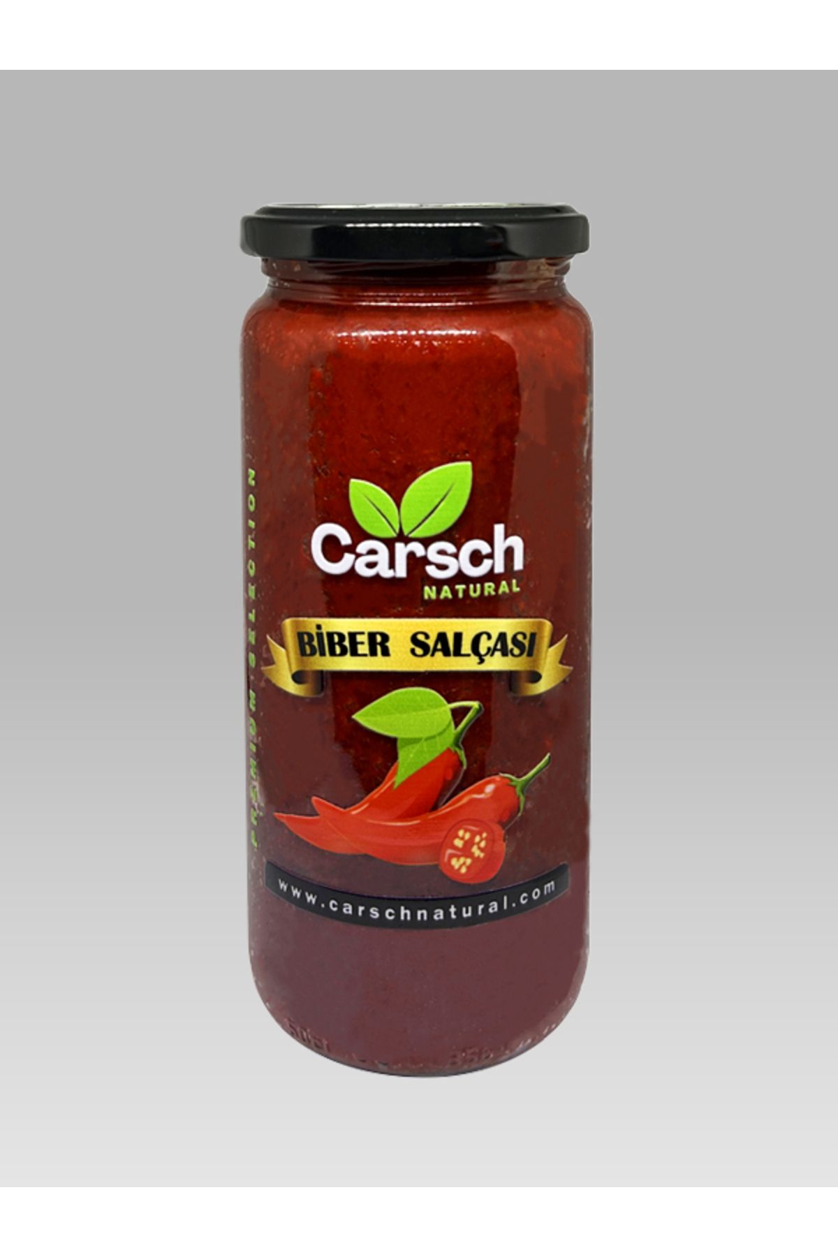 Carsch Natural Hatay Tatlı Biber Salçası(Gün Kurusu) 840g