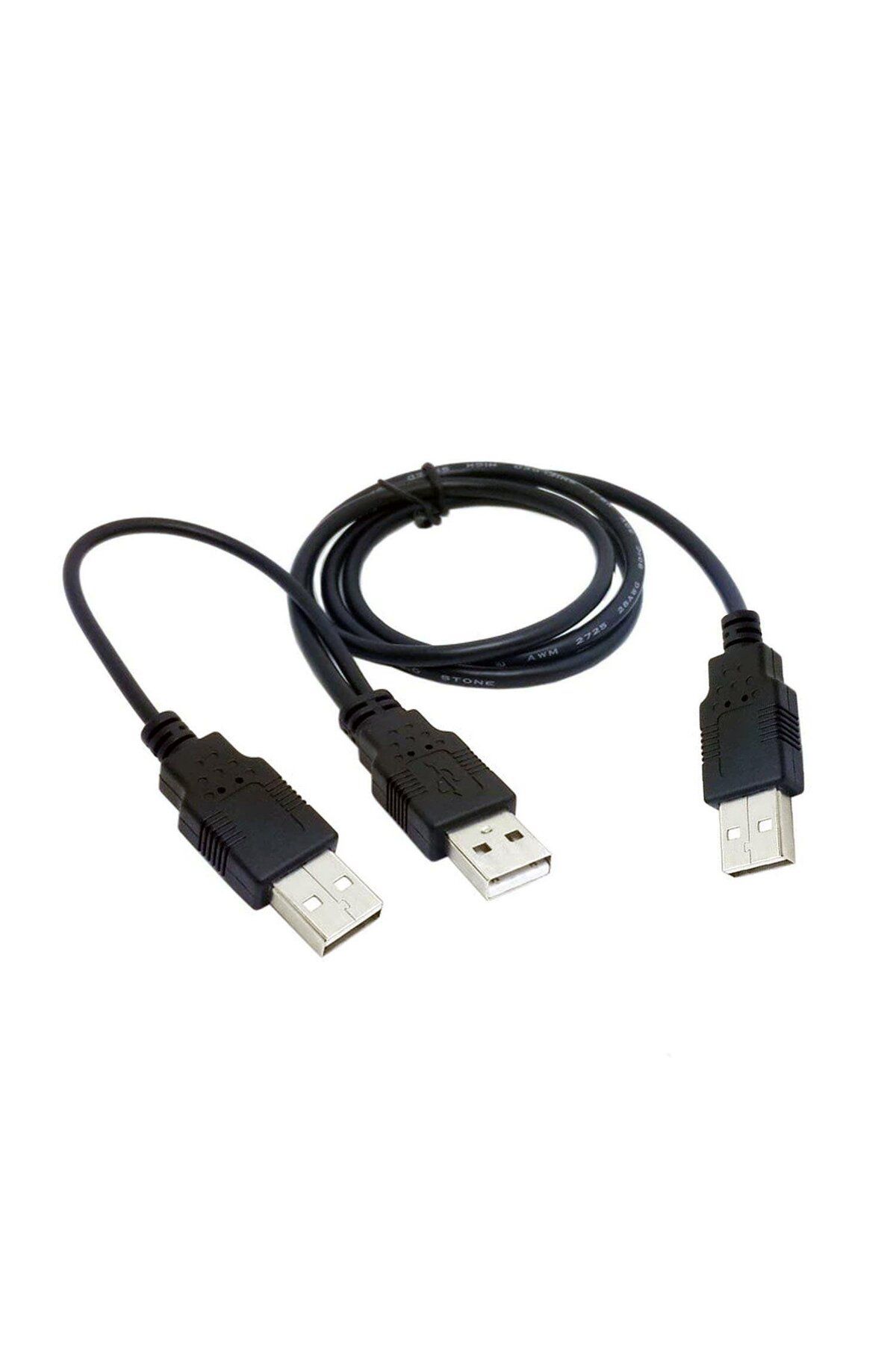 OEM USB UZATMA KABLOSU 1 ERKEK TO 2 ERKEK 50CM