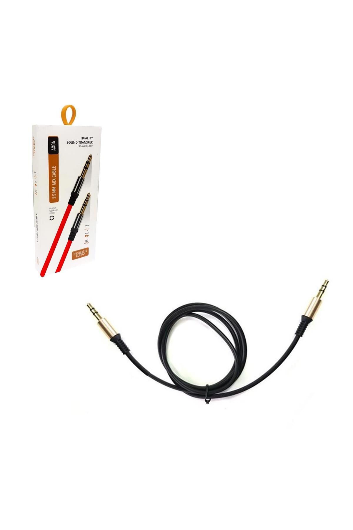 POWERWAY AUX KABLOSU 3.5MM 1MT POWERWAY AX-04