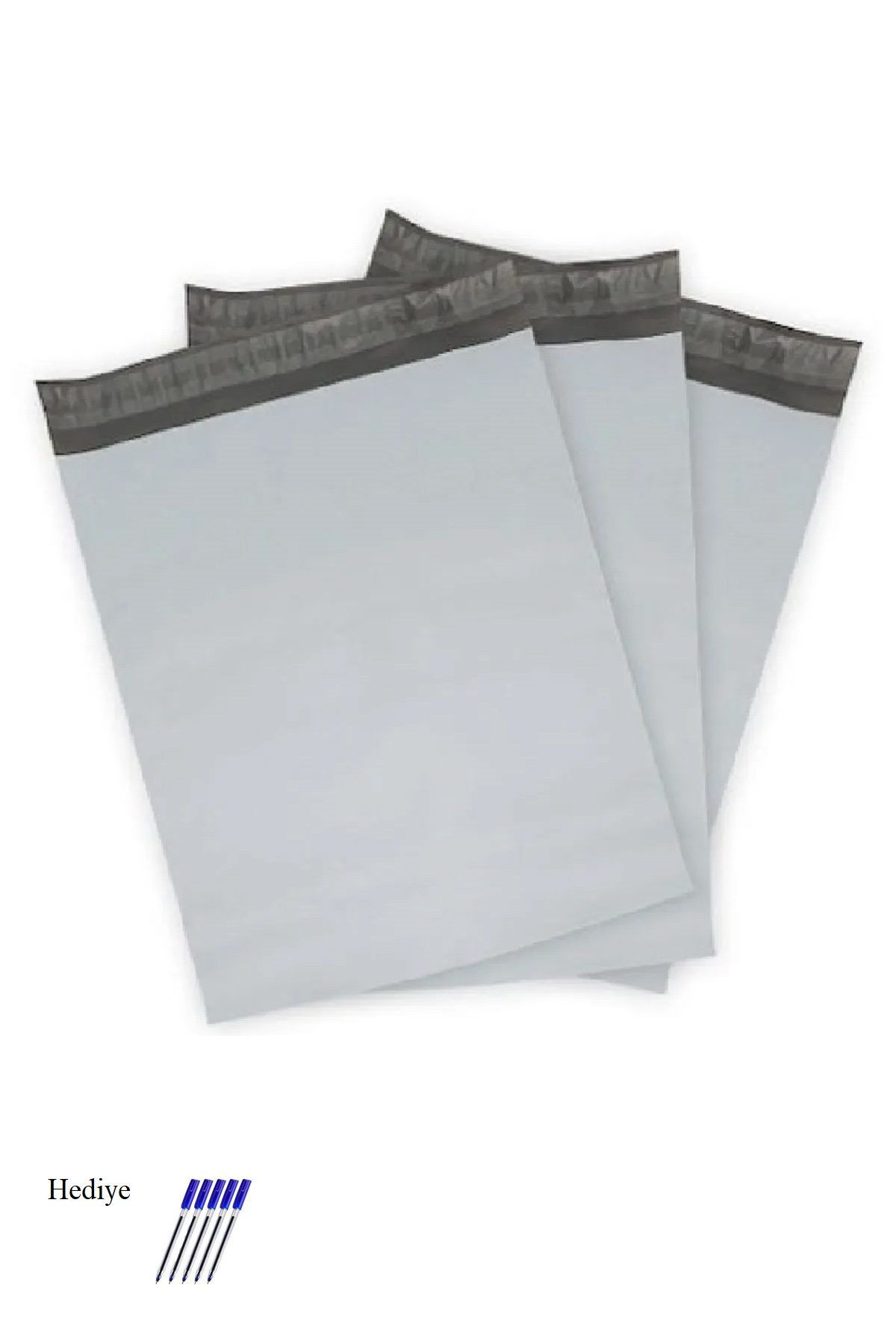 Easy Tedarik Cepsiz Mini Boy Kargo Poşeti 17x25+4 cm - 750 Adet (40+40=80 Mikron)