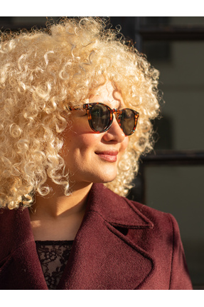 Angel Eyes Siyah Camlı Desenli Çerçeveli Unisex Güneş Gözlüğü Ae982c3