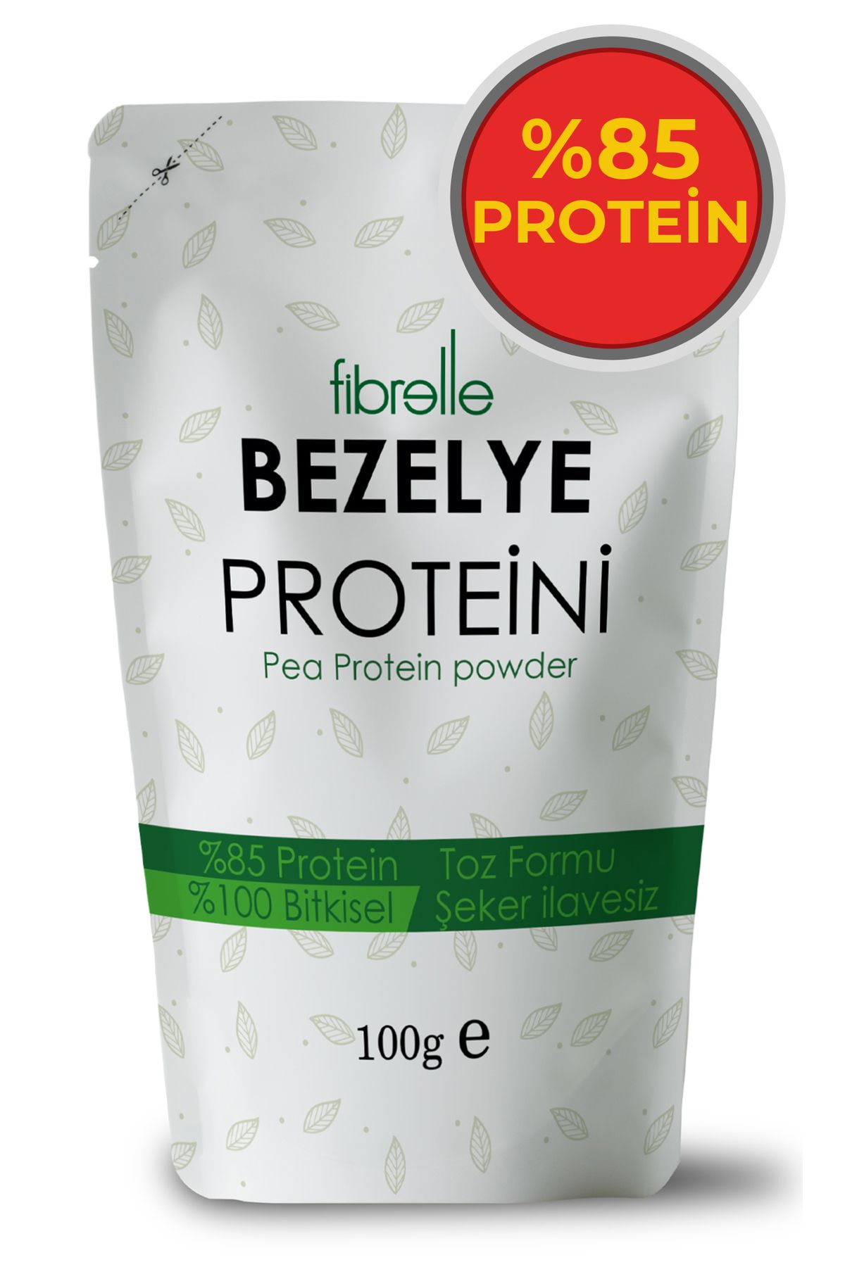 Fibrelle Saf Bezelye Proteini Tozu 100gr-1