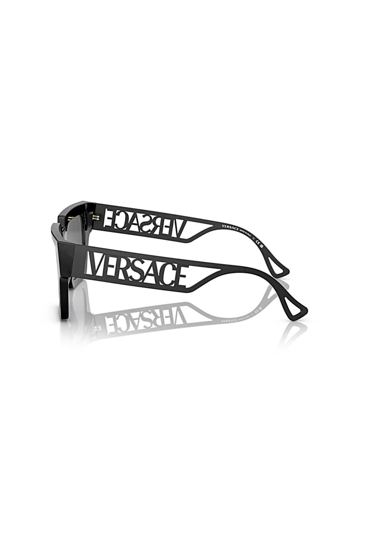 عینک آفتابی مشکی زنانه و 4431 50 538087 Versace