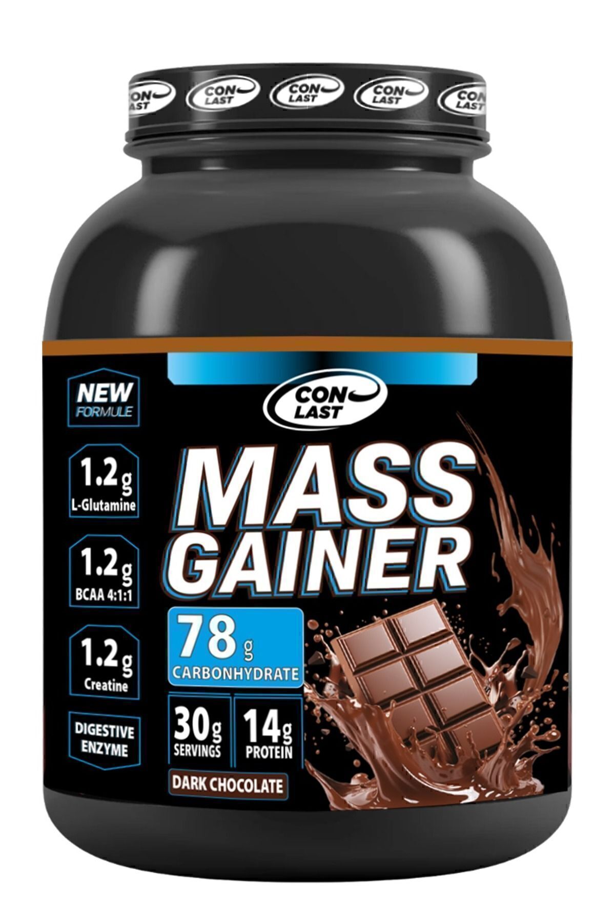 Conlast Xxl-mass Gainer 3000gr(ÇİKOLATALI ZENGİN IÇERİKLİ KARBONHİDRAT) Weight Gainer Kilo Almaya Yardımcı-2