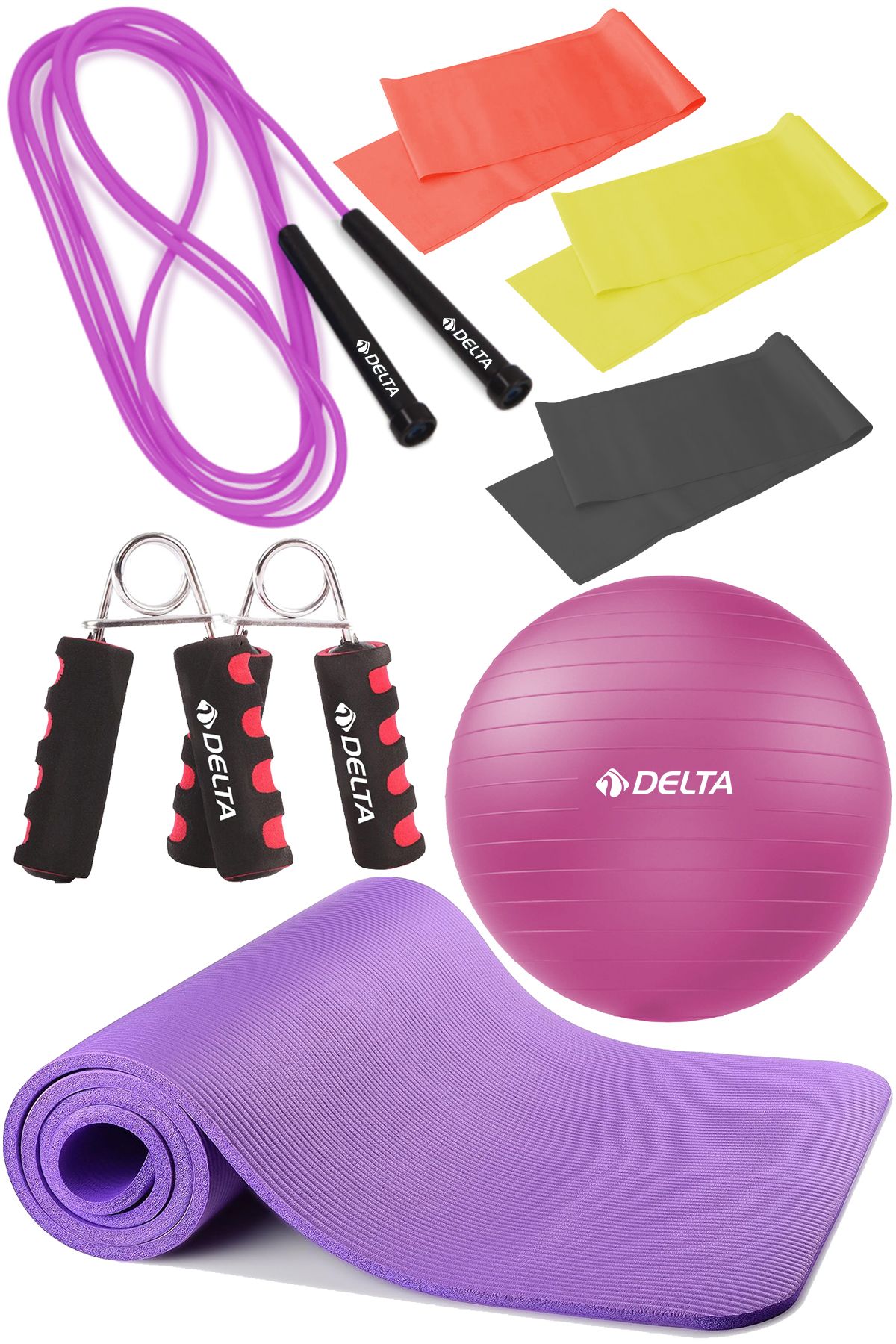 Elya Pilates 10 mm Minderli Pilates Seti - Evde Kolay Antrenman İçin İdeal!