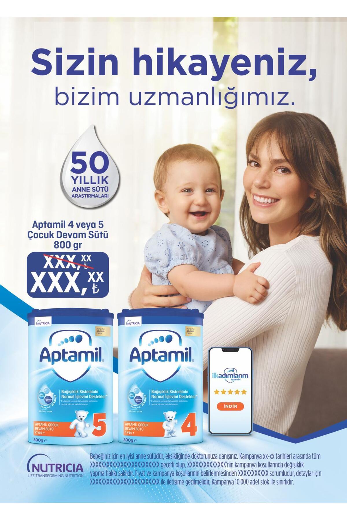 Aptamil 4 Numara 800 GR 12-24 Ay 3`lü Avantaj Paketi (2400 GR) fotoğrafı 2 (önizleme)