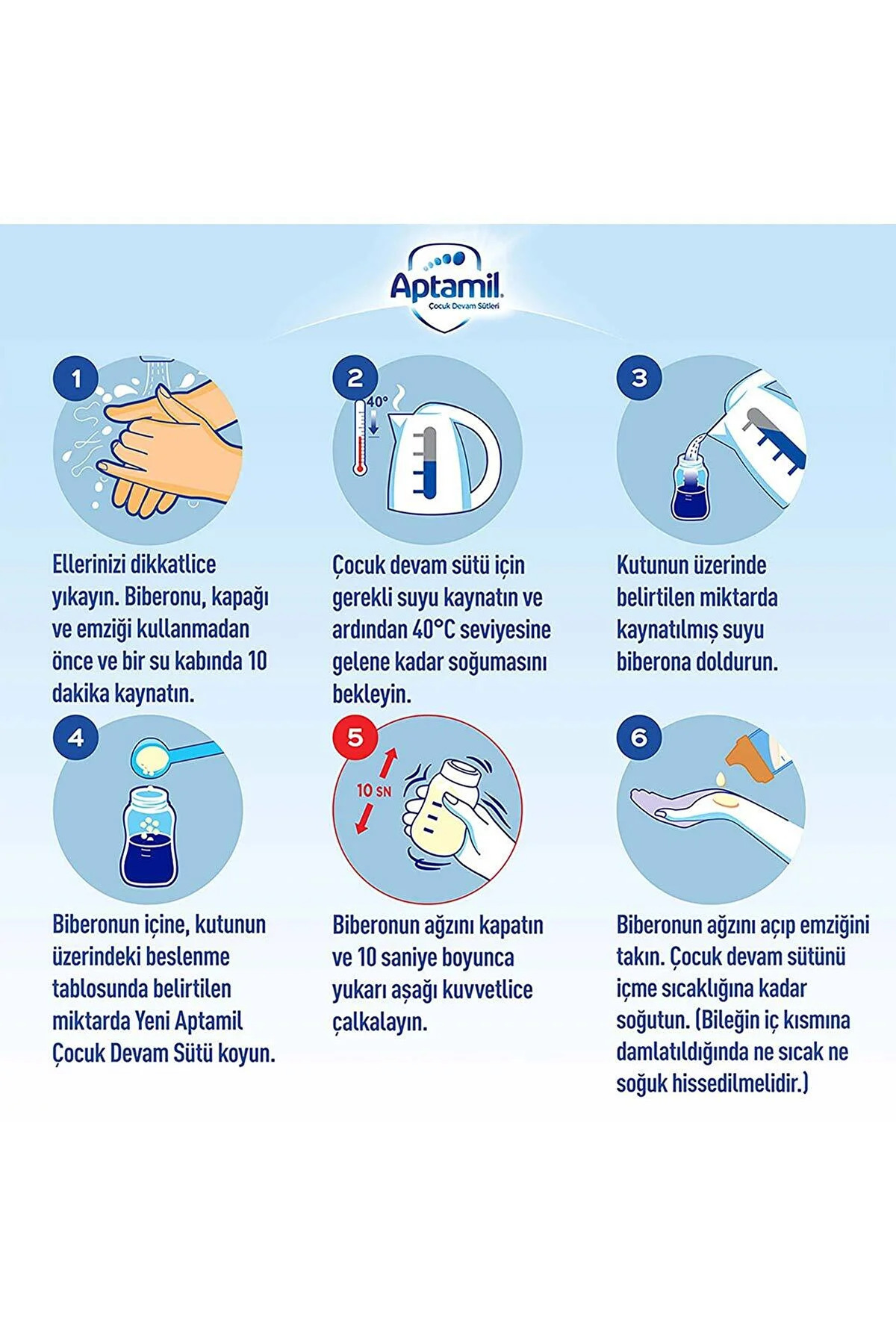 Aptamil 2 Numara 800 GR 6-9 Ay 3`lü Avantaj Paketi (2400 GR) fotoğrafı 4 (önizleme)