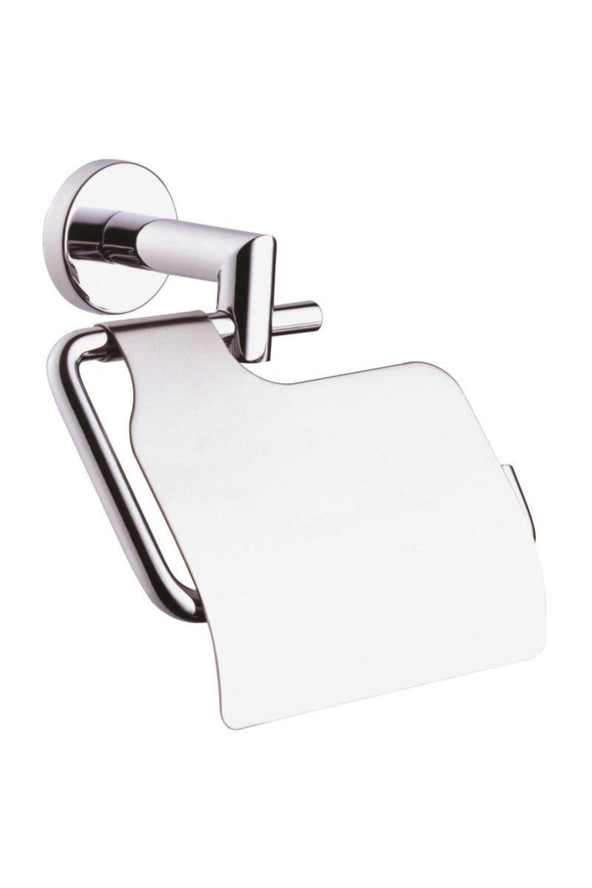 VitrA Minimax A44788 Toilet Paper Holder with Cover Chrome