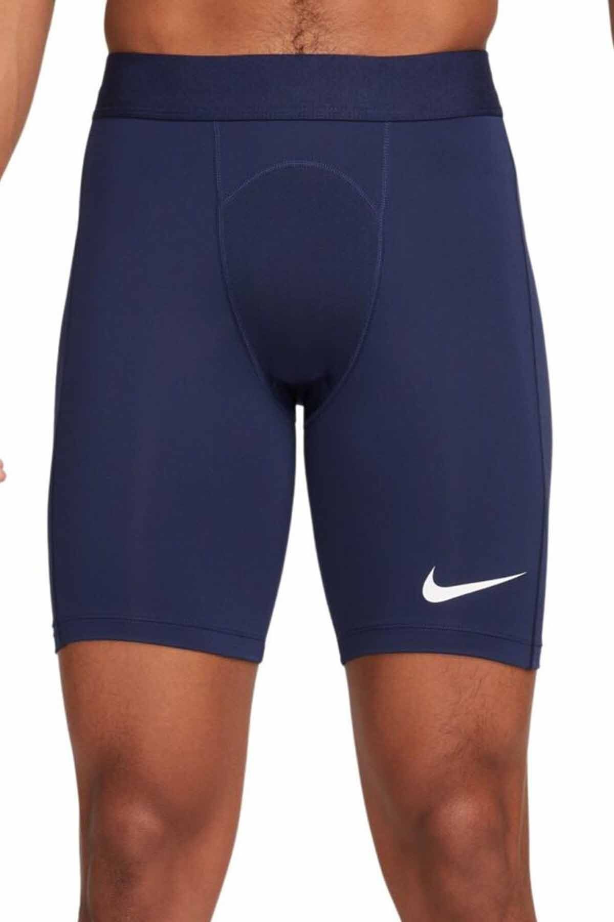 Nike Pro İçlik Strike Nike Pro Şort Erkek Pro Alt DH8128-410-Lacivert