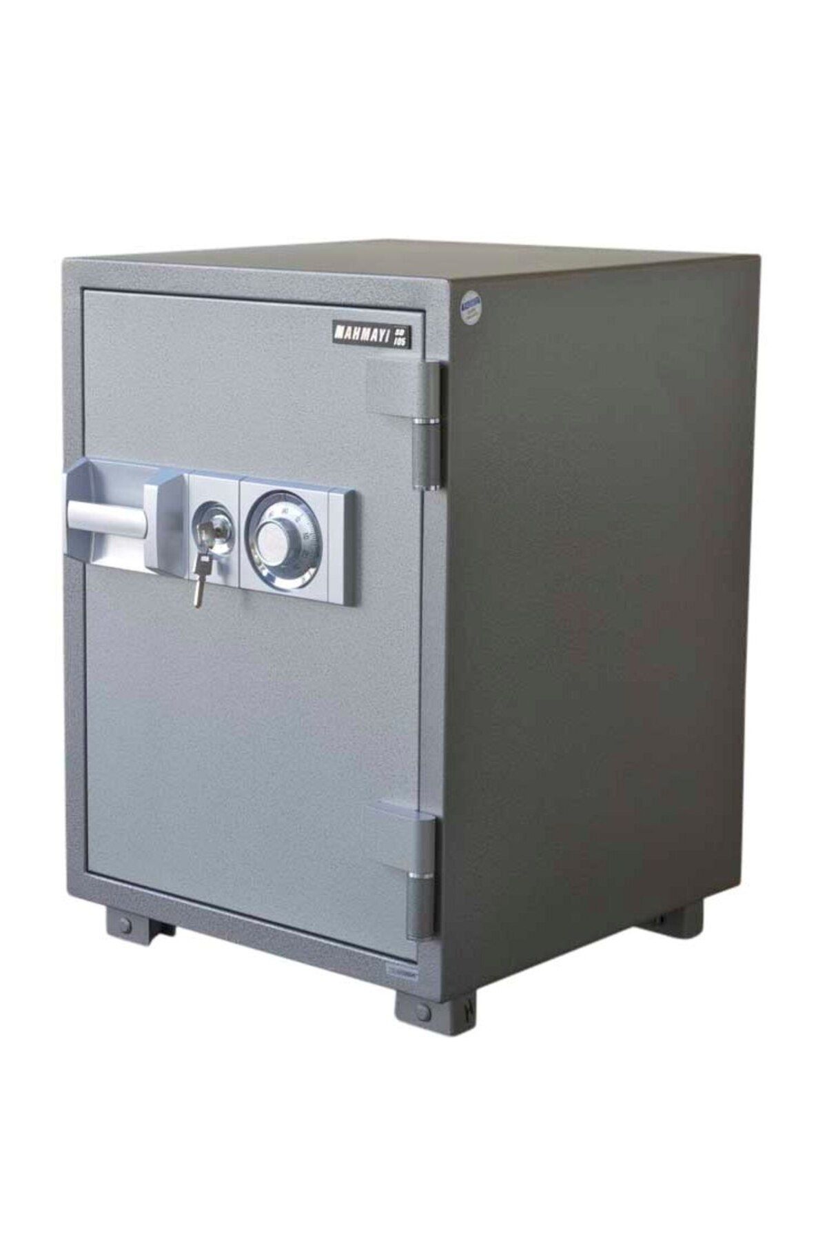 Mahmayi-Secure 105 Fire Safe Secure Functional Organiser with Dial and Key- W49.4cm x D55cm x H71.8cm (Grey) 3
