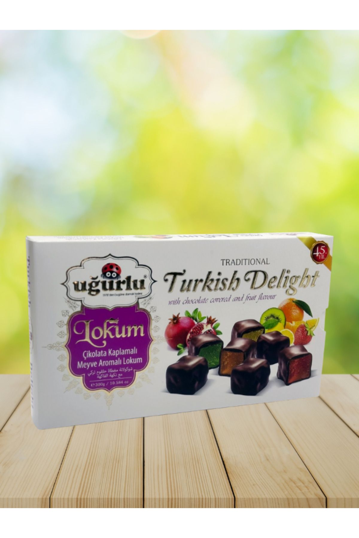 yöresel Lokum Uğurlu Çikolatalı Meyve Aromalı 300 gr.