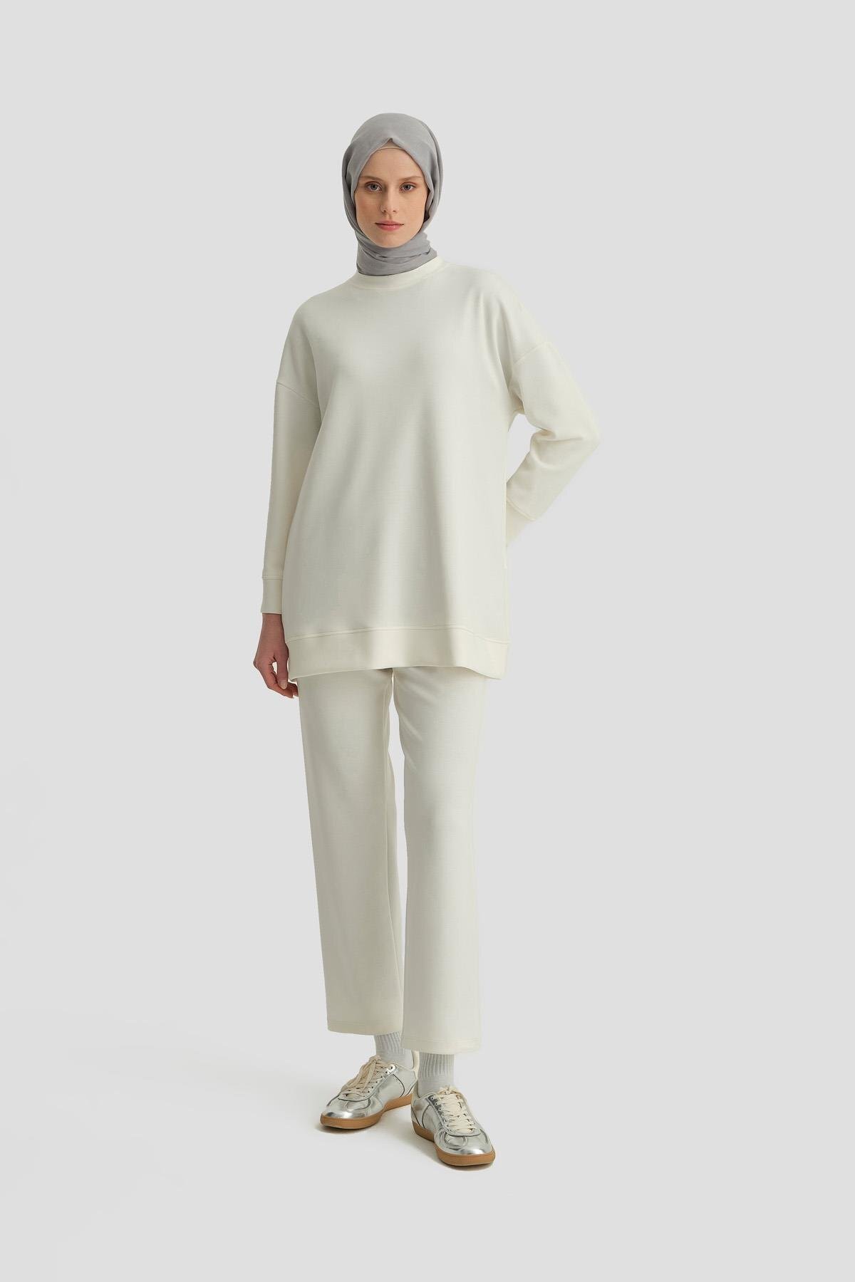 Armine-Knitted Suit 24Kd4226 White 4