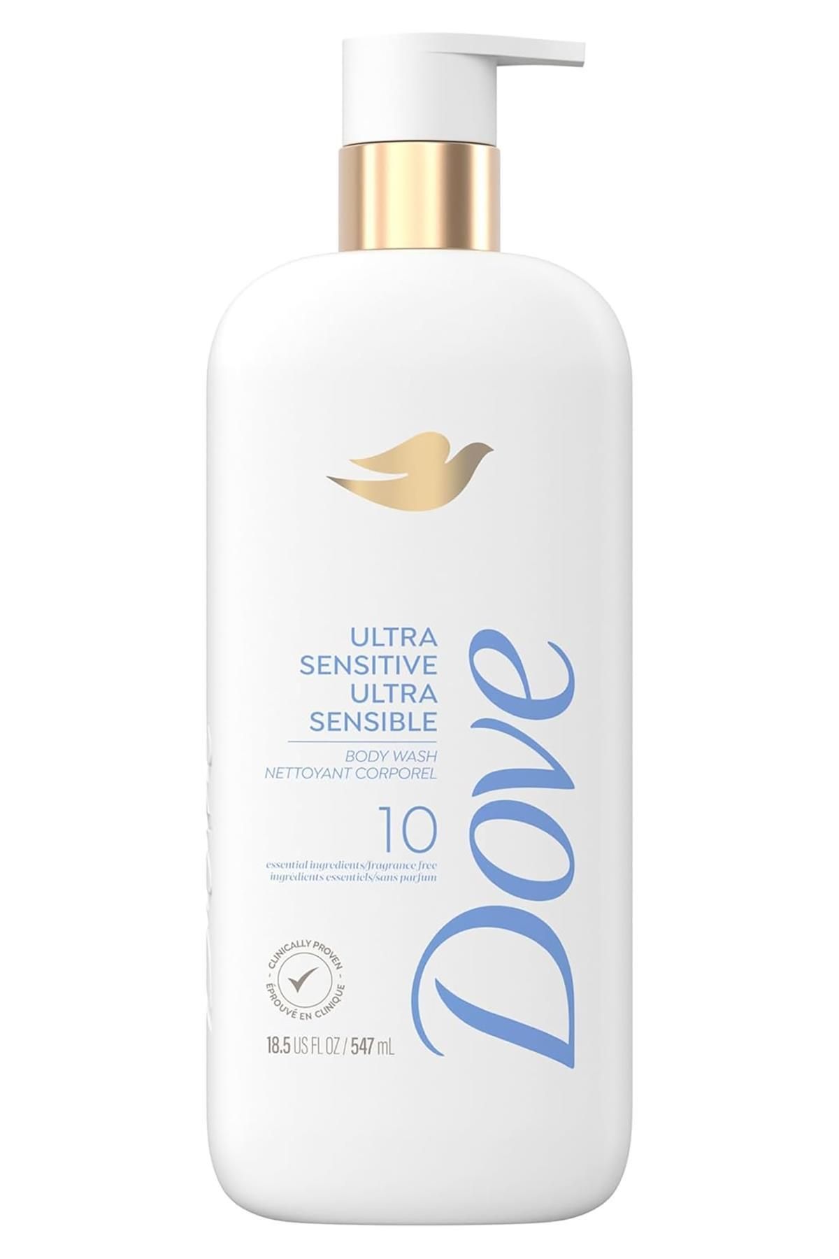 Dove Ultra Sensitive Hassas Ciltler İçin Kokusuz Duş Jeli 547ML