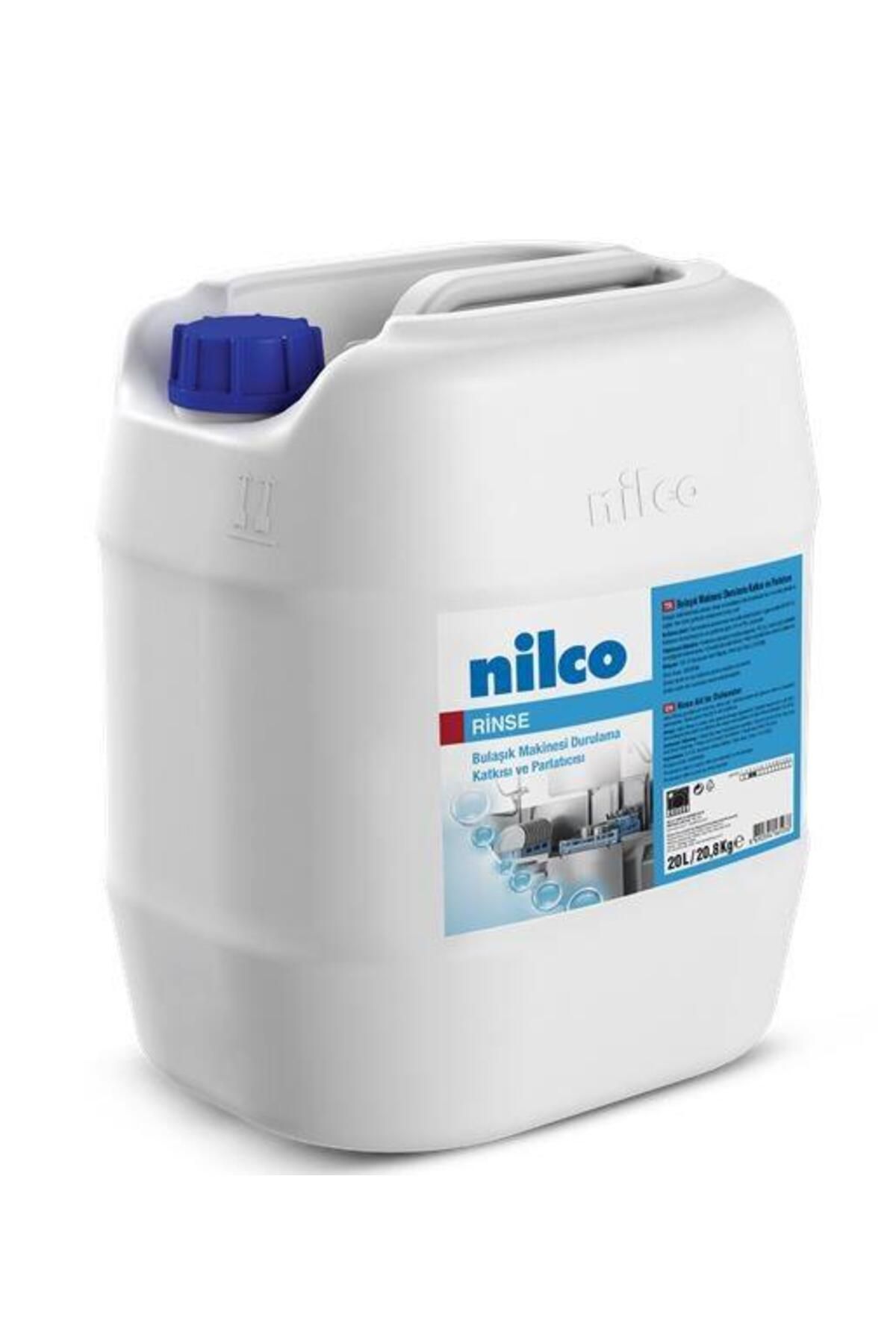 ÇELİKPENÇE Nilco RINSE 20 L/20,2 KG ORTA VE SERT SULARDA ETKİLİ BULAŞIK MAKİNESİ DURULAMA ÜRÜNÜ