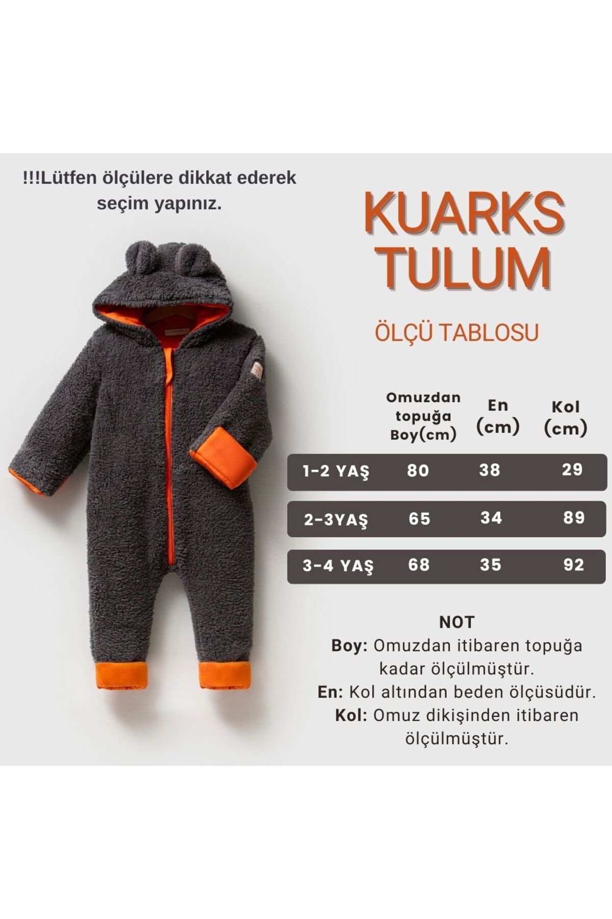 Kuarks-Welsoft Winter Plush Lined Children's Sleeping Bag - Baby Jumpsuit with Gloves 7