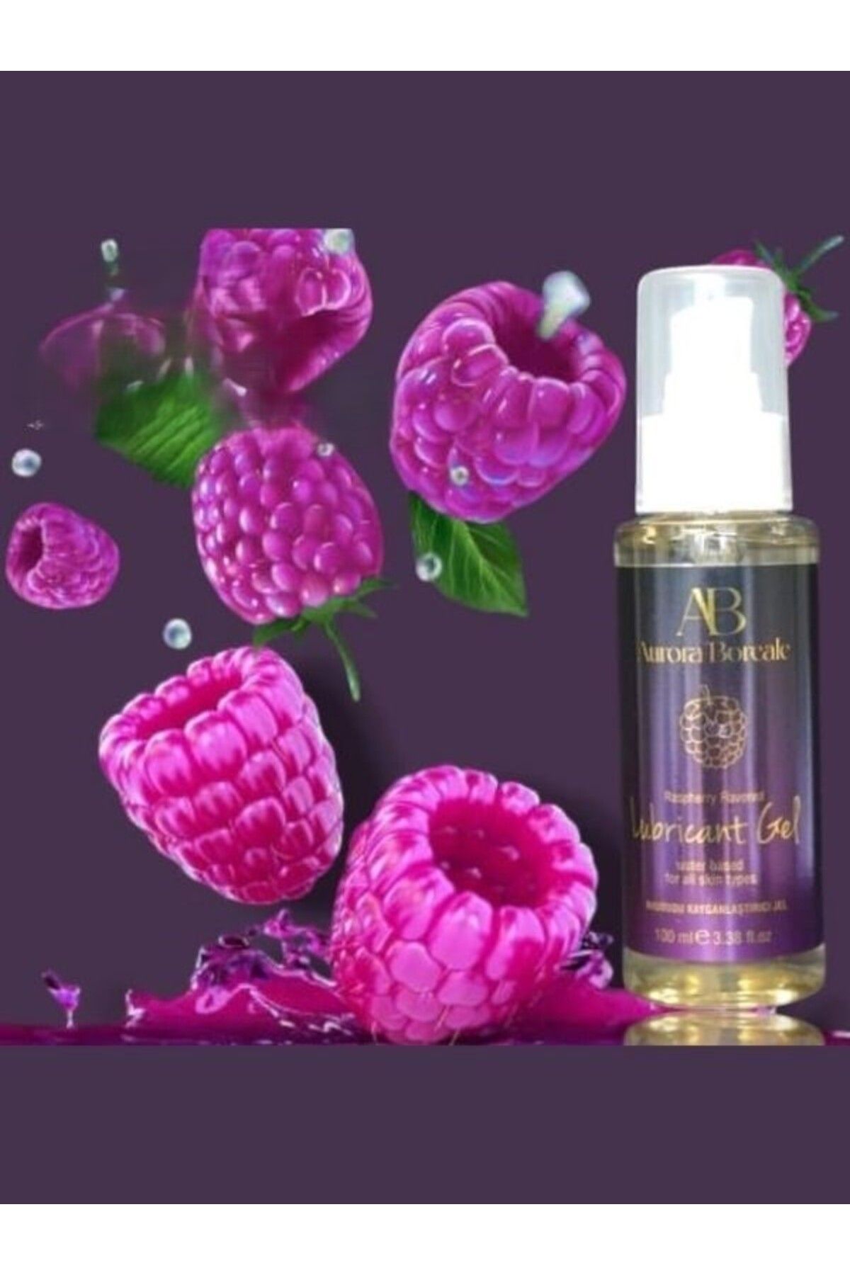 MKLShop Aurora Boreale Franbuaz (Ahududu) Aromalı Kayganlaştırıcı Jel 100 ML