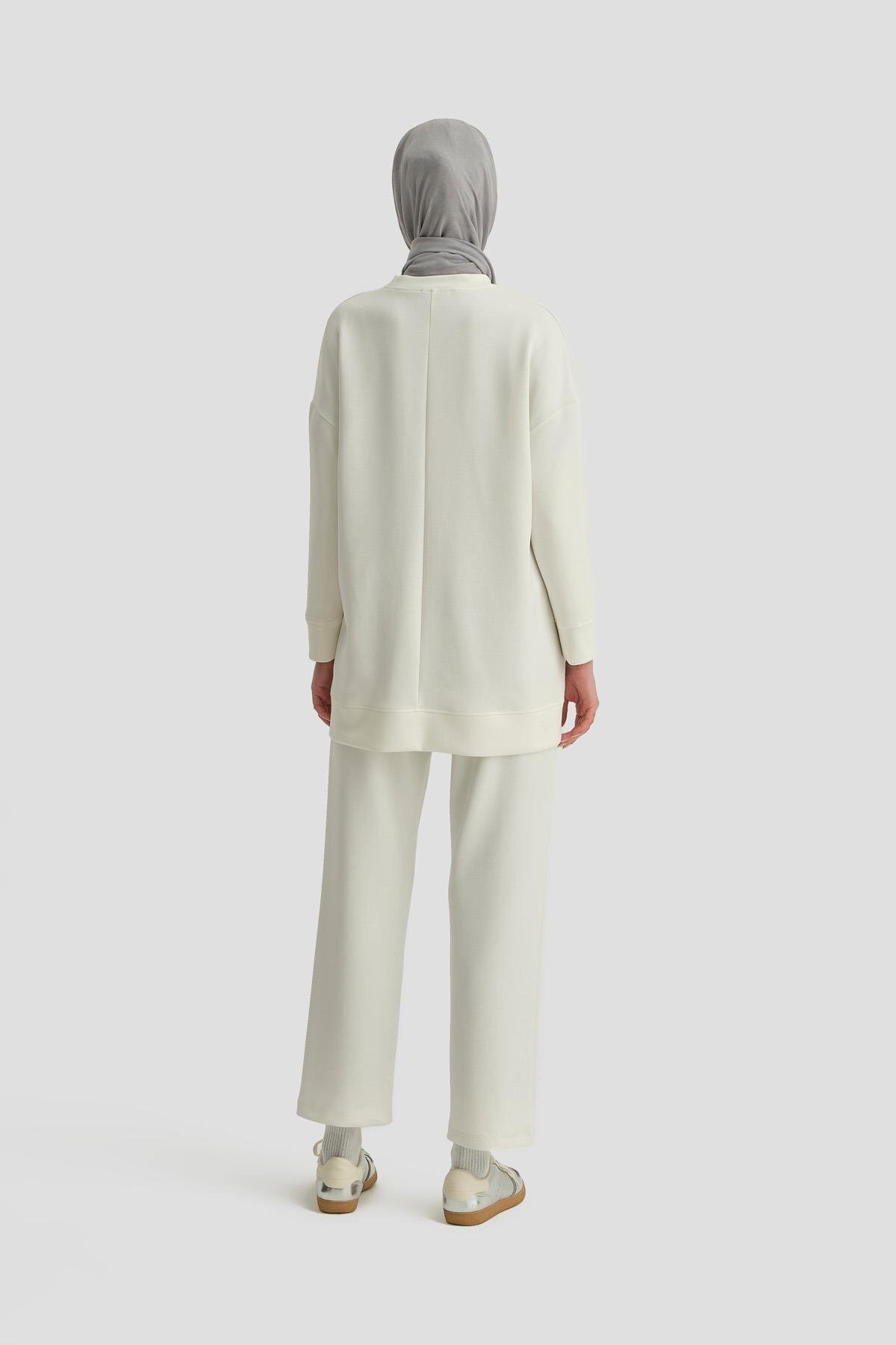Armine-Knitted Suit 24Kd4226 White 5