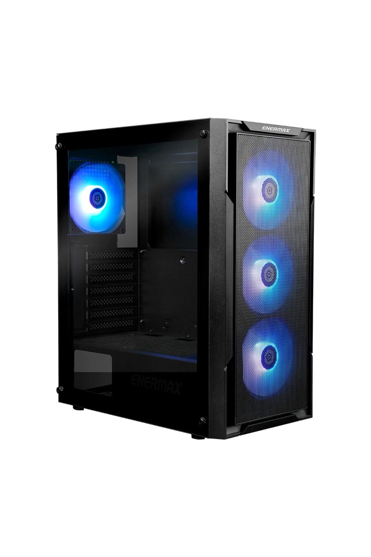 ENERMAX StarryFort SF60 ARGB Temperli Cam USB 3.0 Mid Tower ATX + MAXPRO III 600W Gaming Kasa