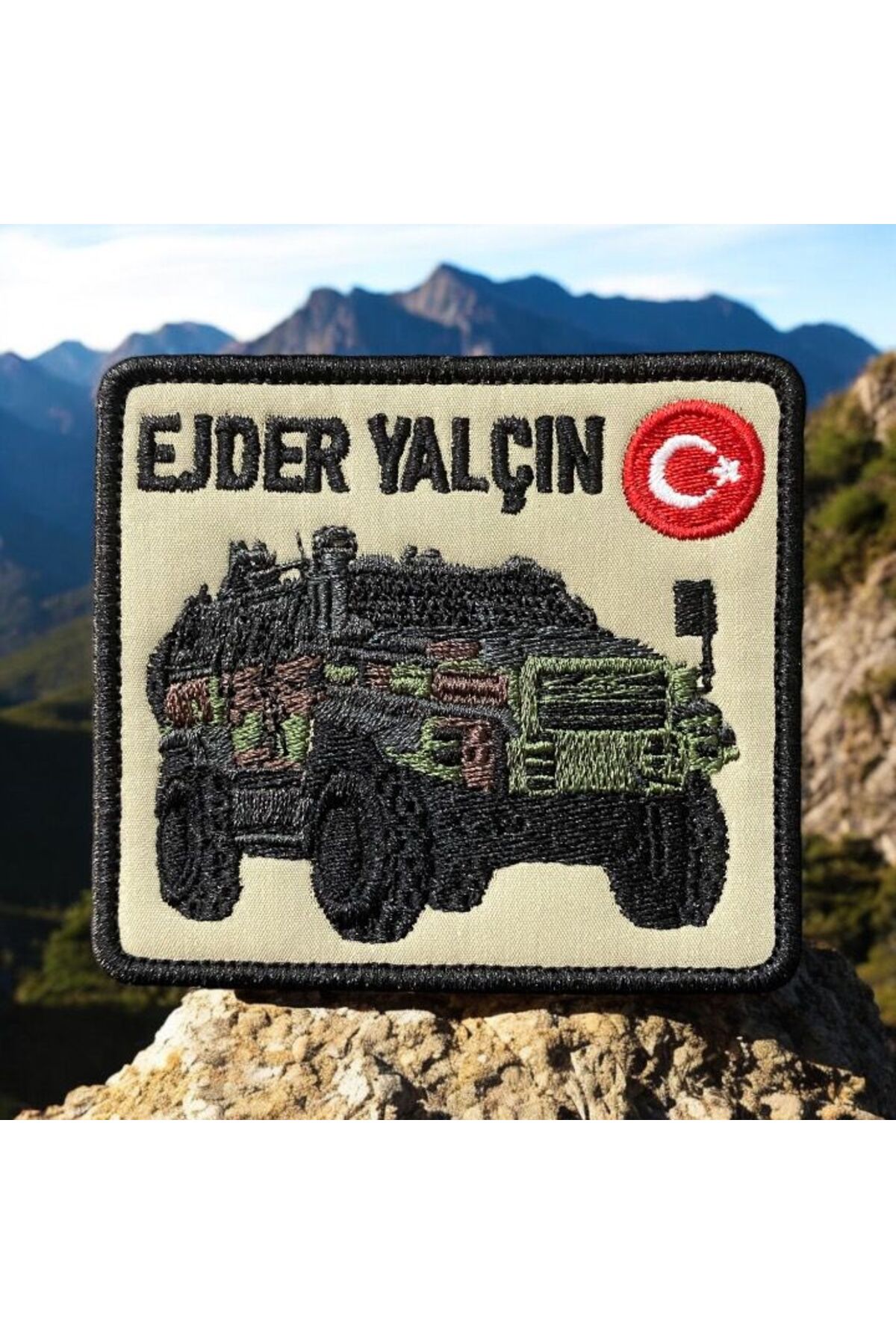 Ex Patch Ejder Yalçın 4x4 Zırhlı Patch Peç Arma Nakış 8 X 7 Cm