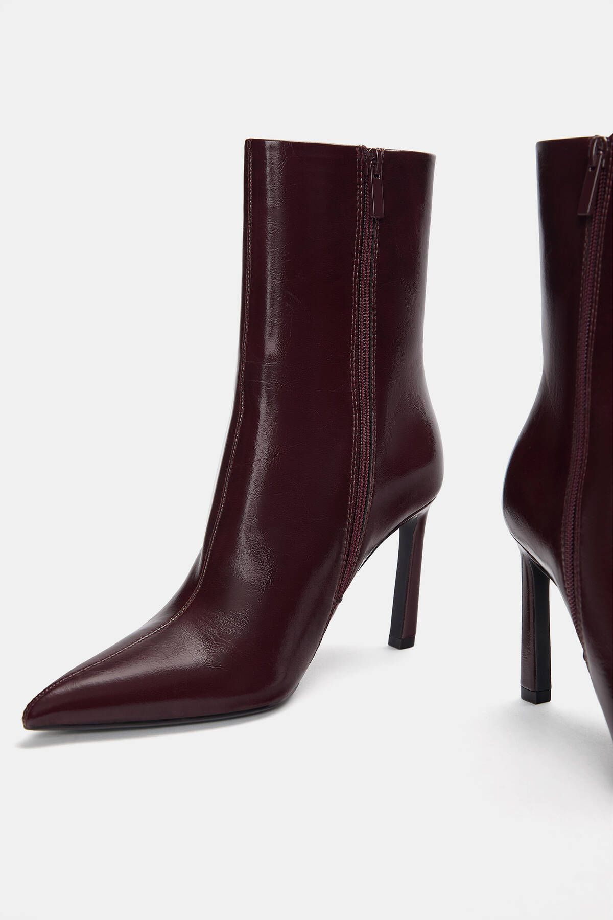 Pull & Bear-Pointed high-heel ankle boots 3