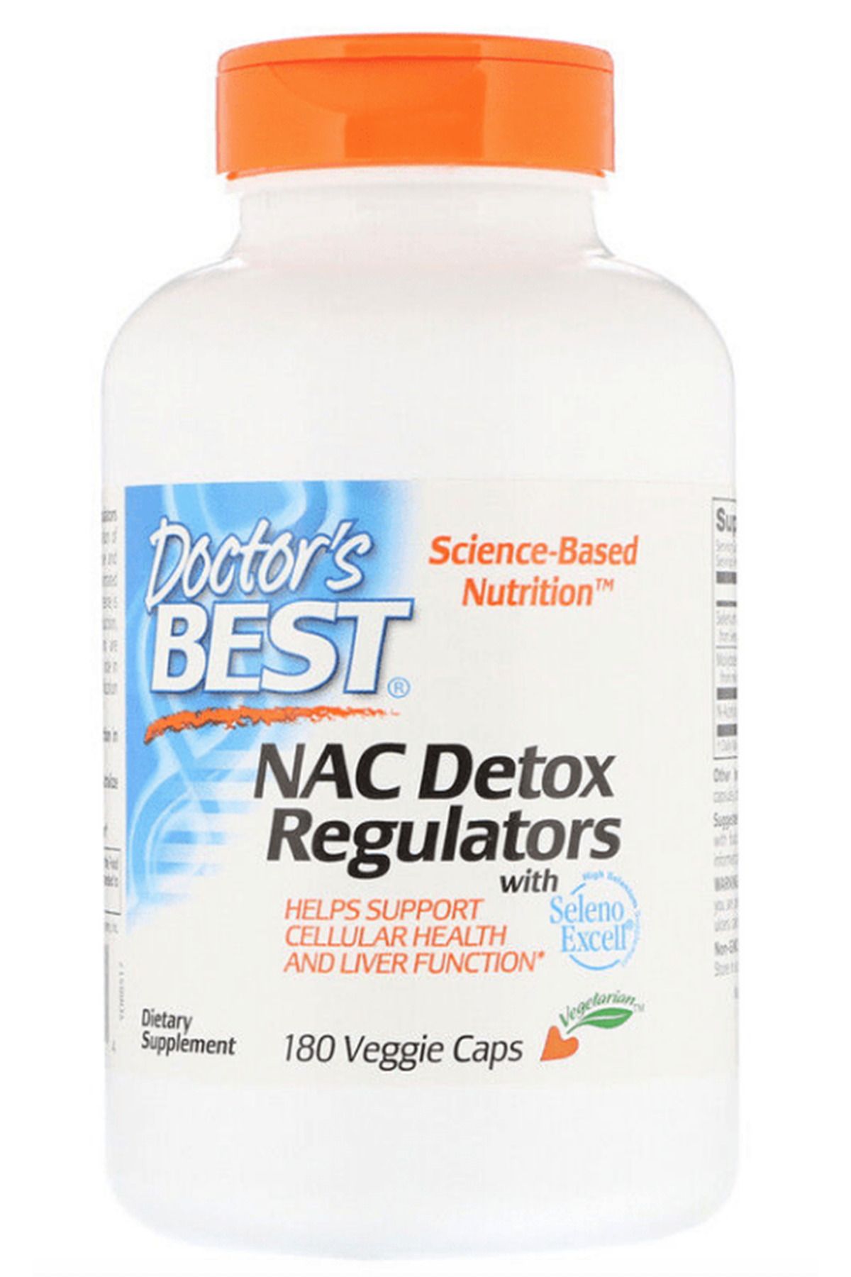 Doctor's Best N-Acetyl L-Cysteine NA/C Detox OZELSPORCUGIDALARIN'DAN 180 Veggie Capsul.3744