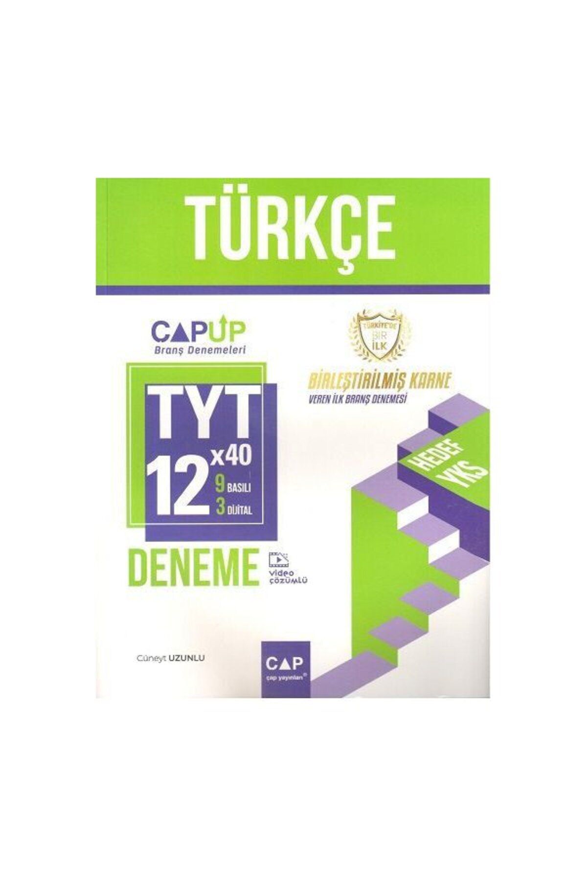 Çap Yayınları Çap TYT Türkçe 9 x 3 Up Deneme Parlayan Proje Ayraç Hediye