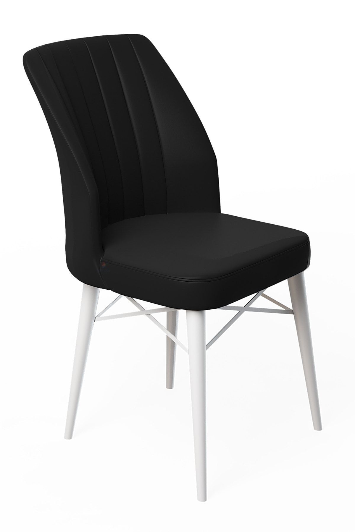 Vien Beyaz Mermer Desen 80x132 Mdf Açılabilir Yemek Masası Takımı 4 Sandalye, 1 Bench-3